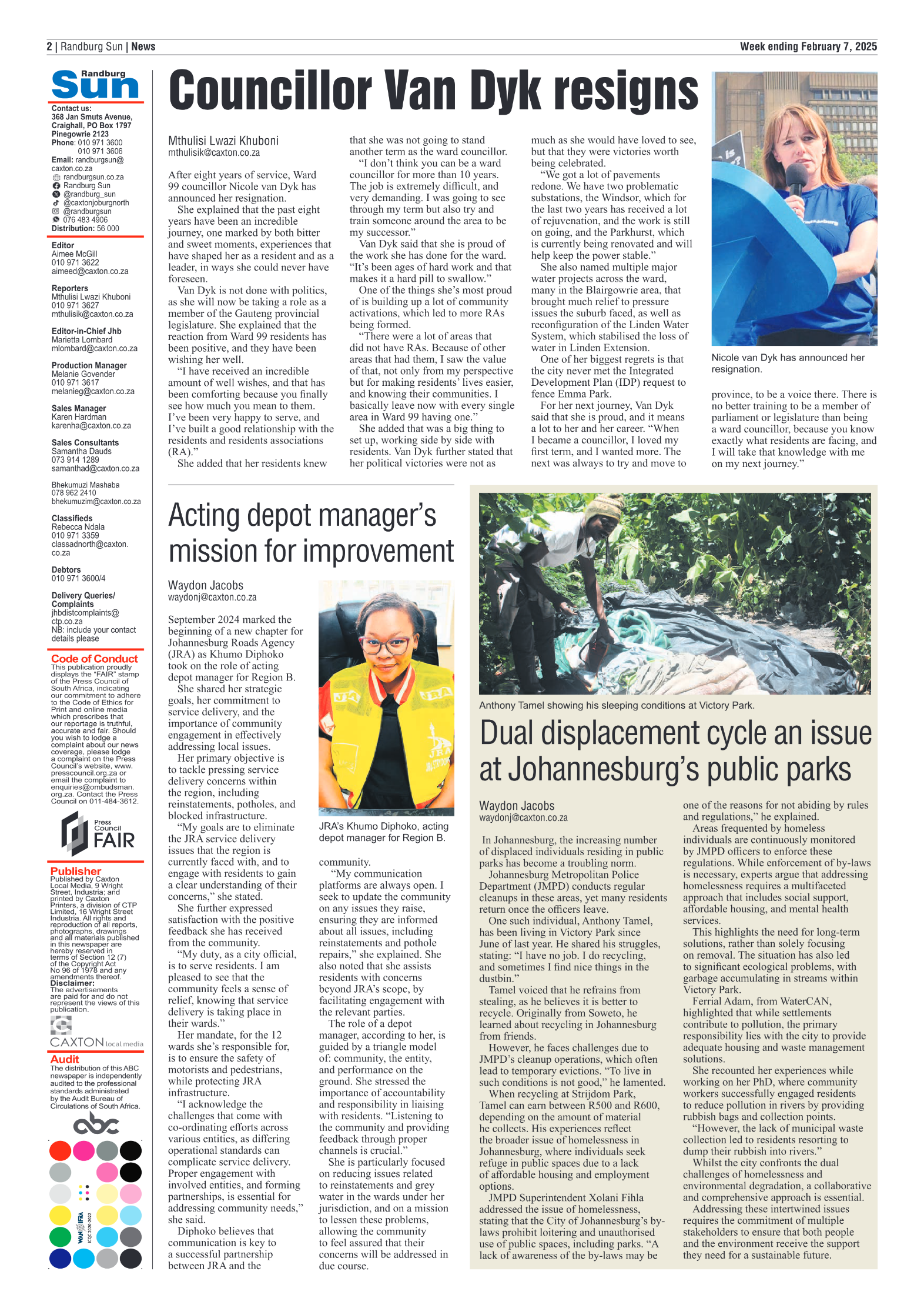 Randburg Sun 7 February 2025 page 2