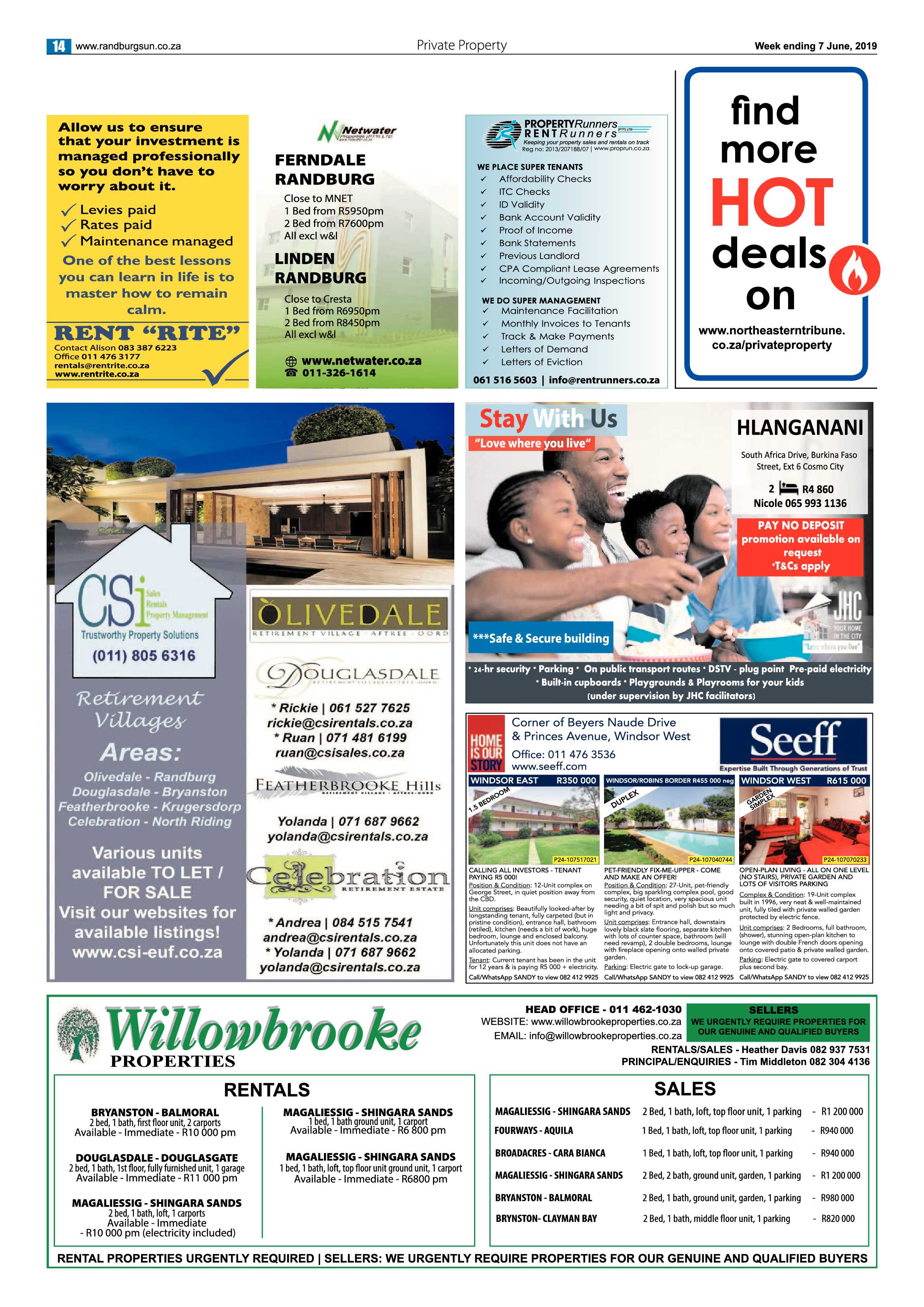 Randburg Sun 7 June, 2019 page 14