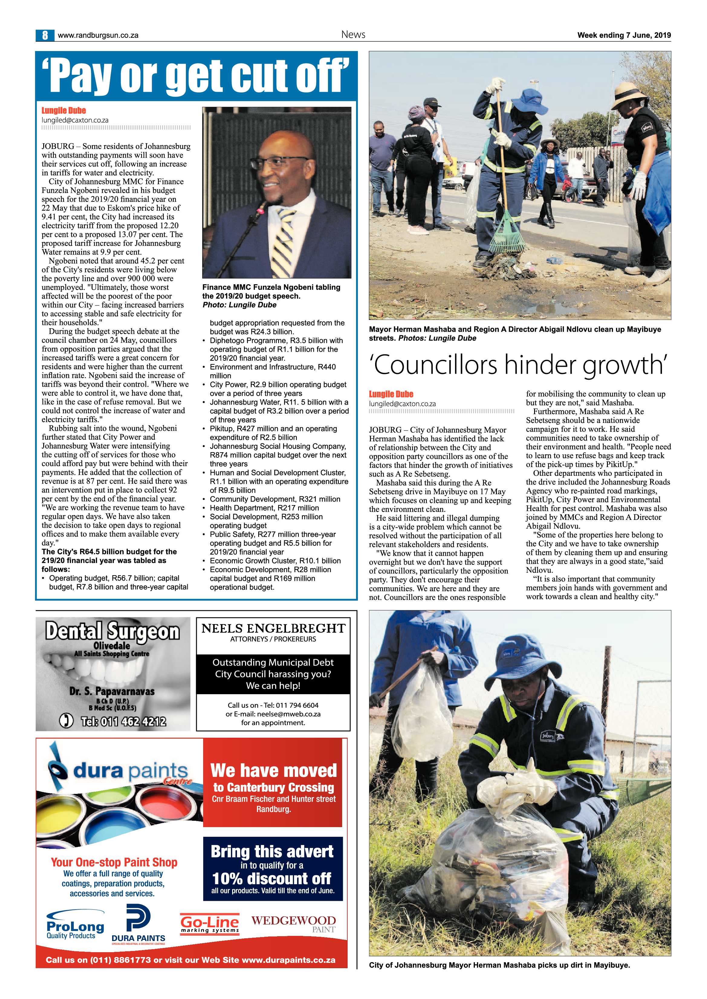 Randburg Sun 7 June, 2019 page 8