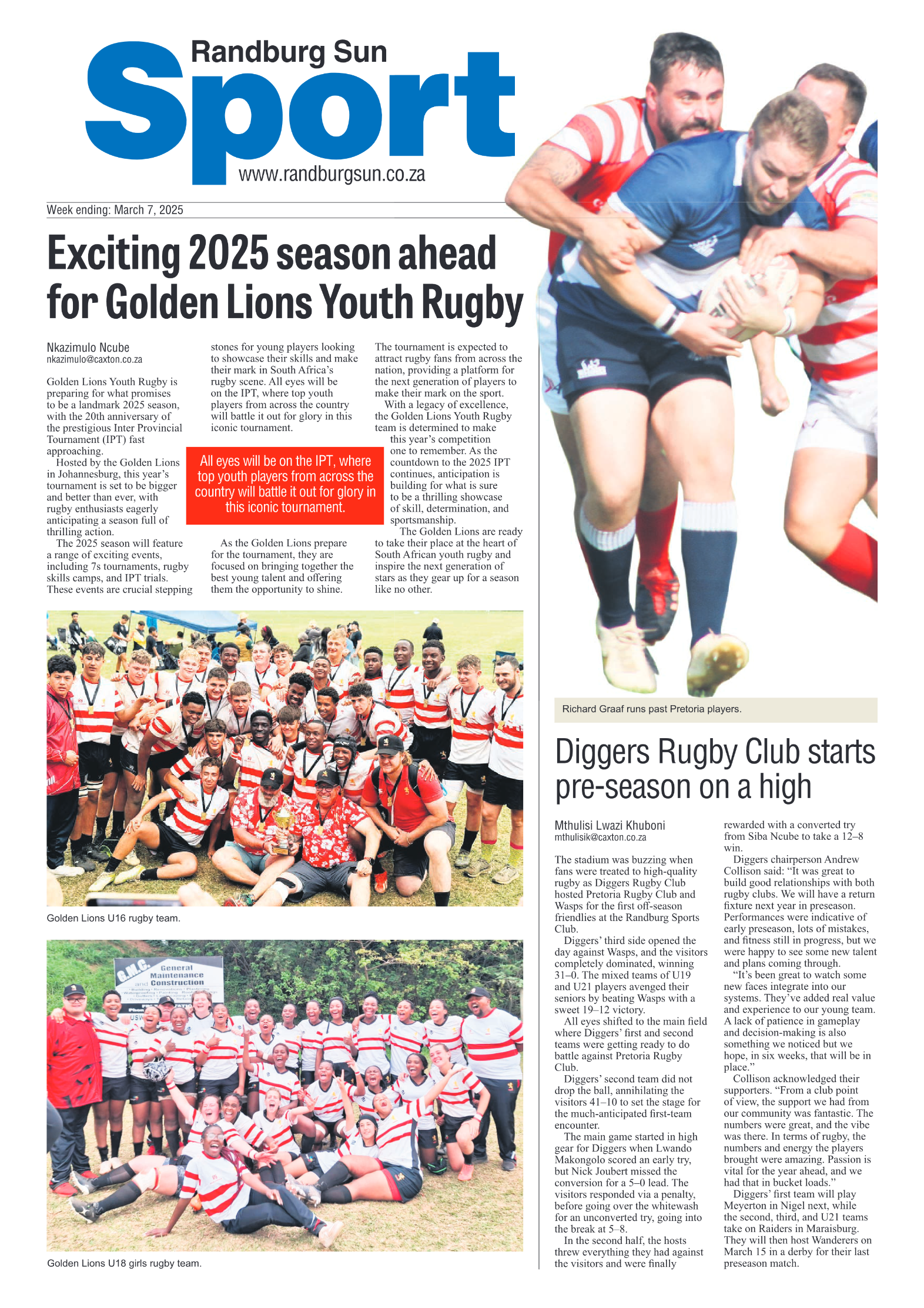Randburg Sun 7 March 2025 page 8