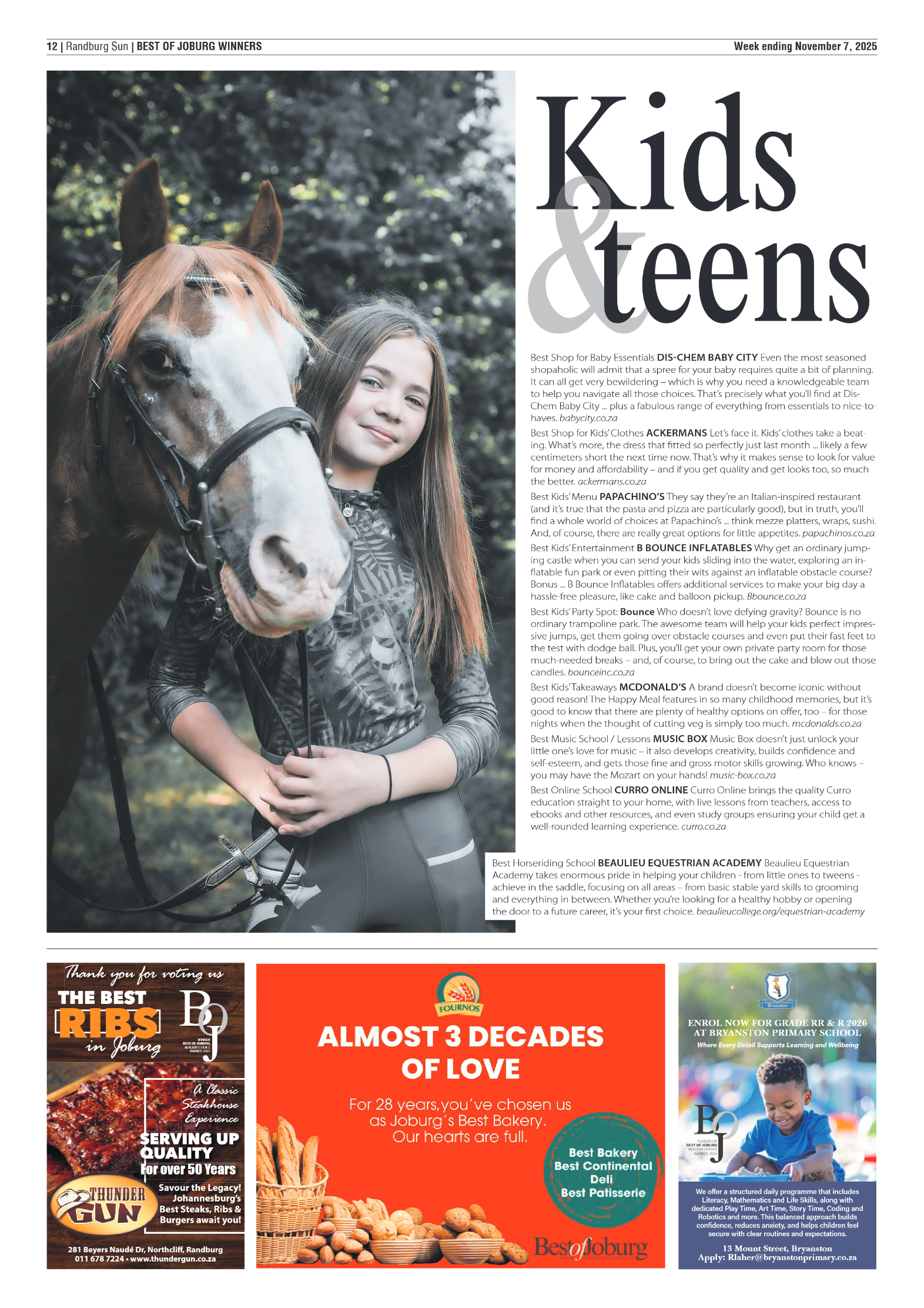 Randburg Sun 7 November 2025 page 12