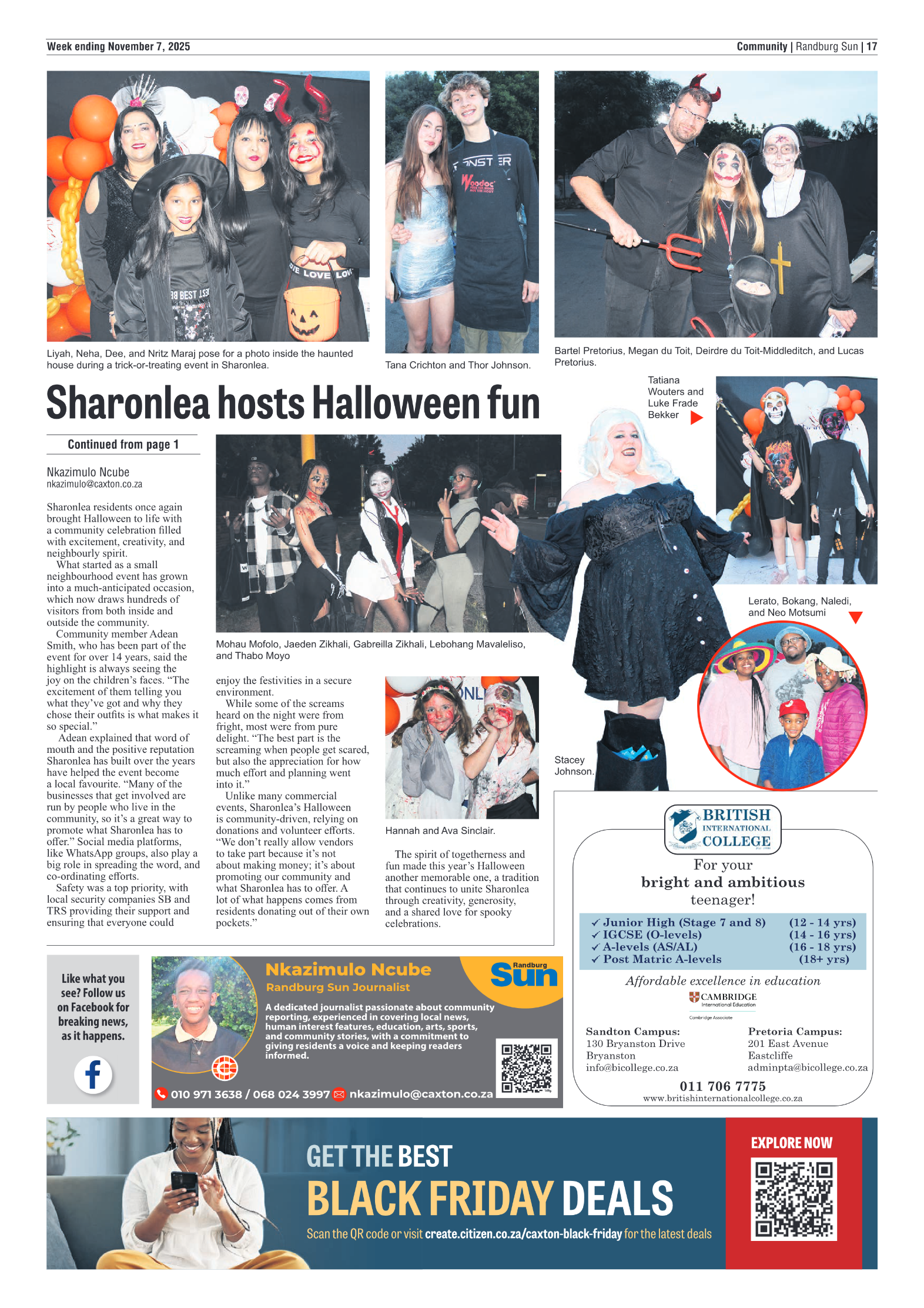 Randburg Sun 7 November 2025 page 17