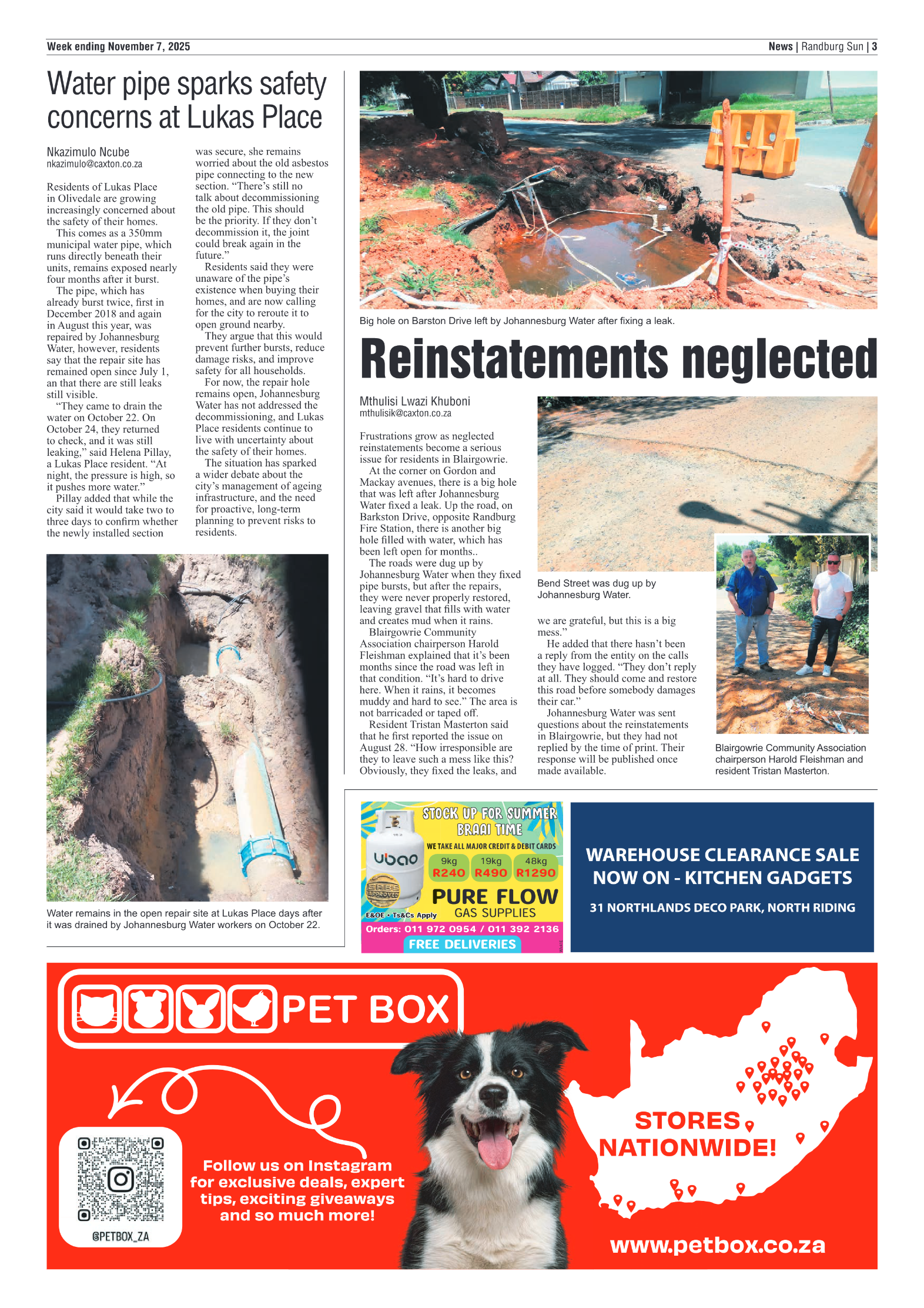Randburg Sun 7 November 2025 page 3