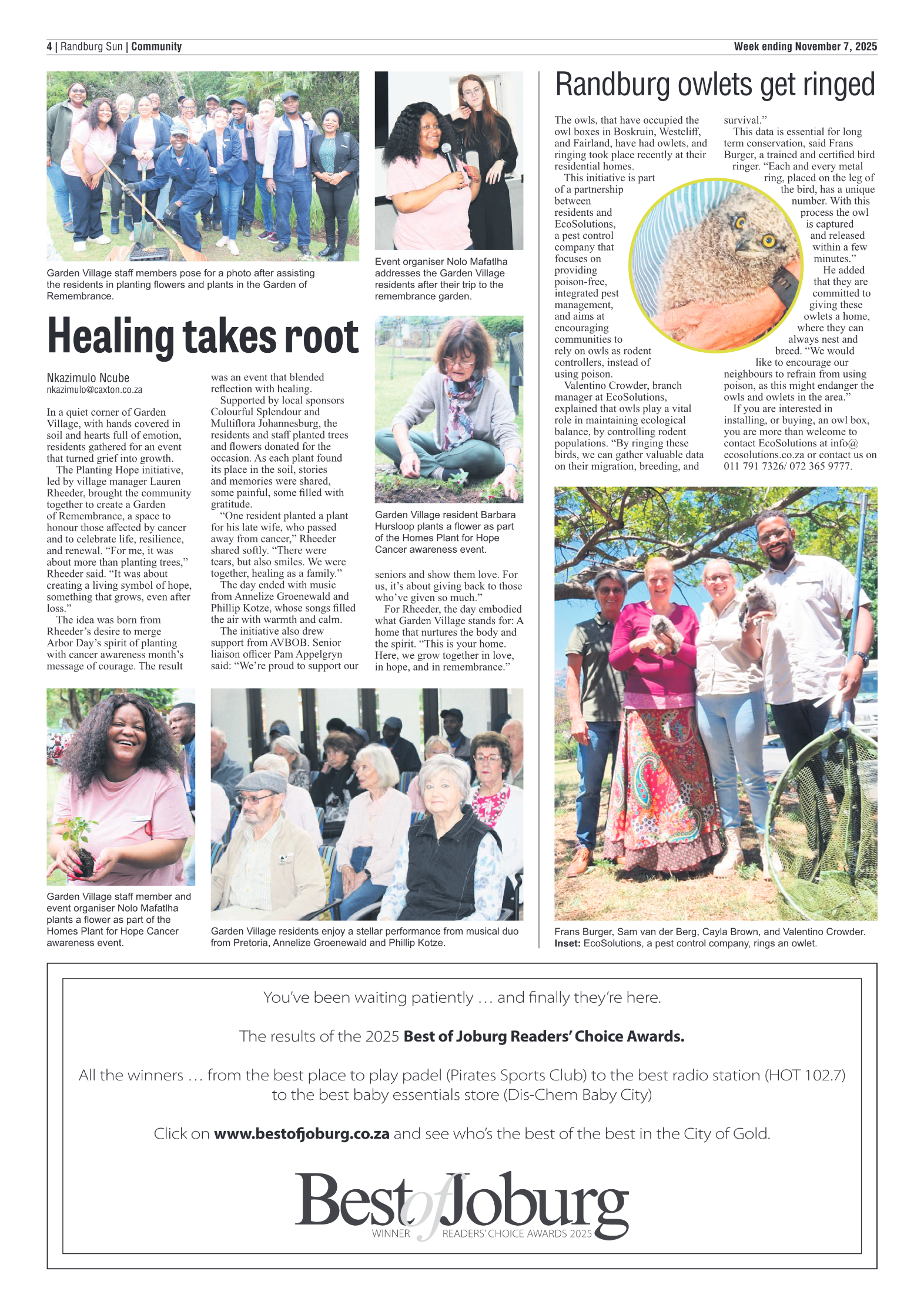 Randburg Sun 7 November 2025 page 4