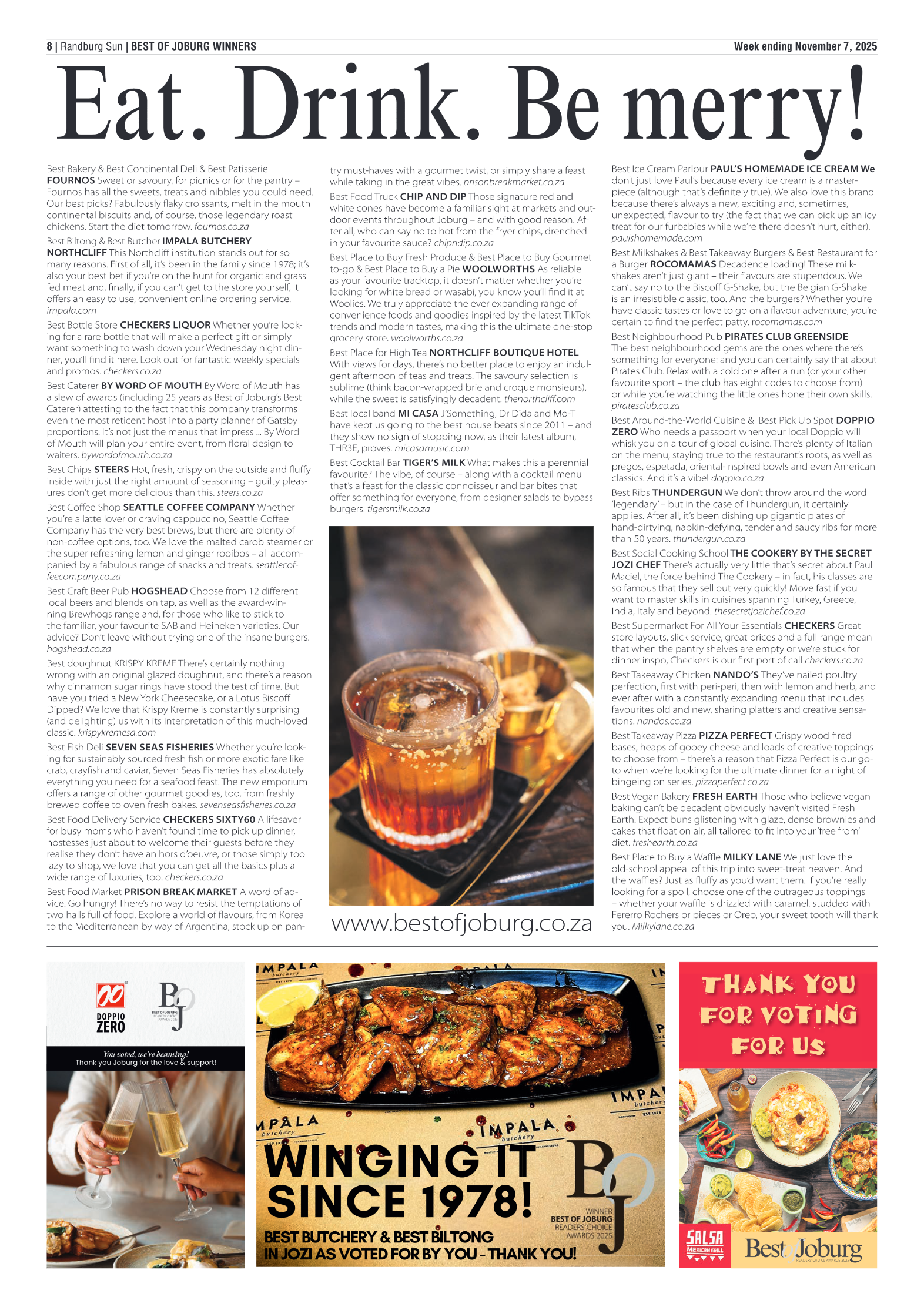 Randburg Sun 7 November 2025 page 8