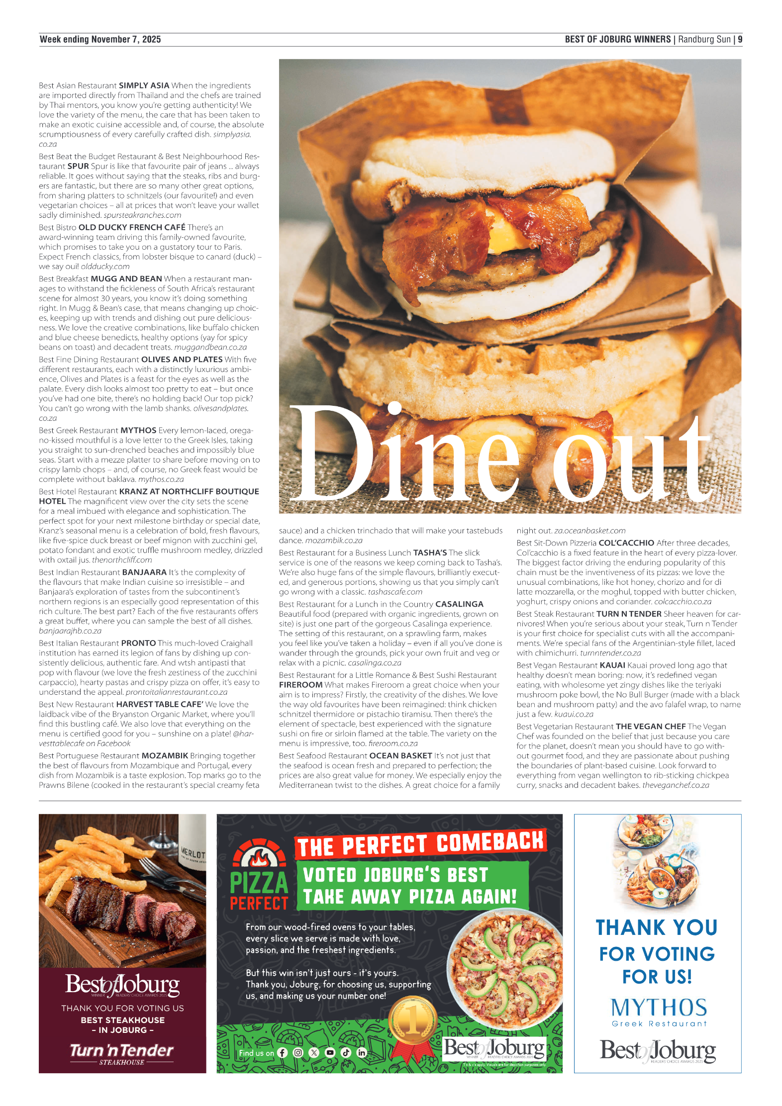Randburg Sun 7 November 2025 page 9