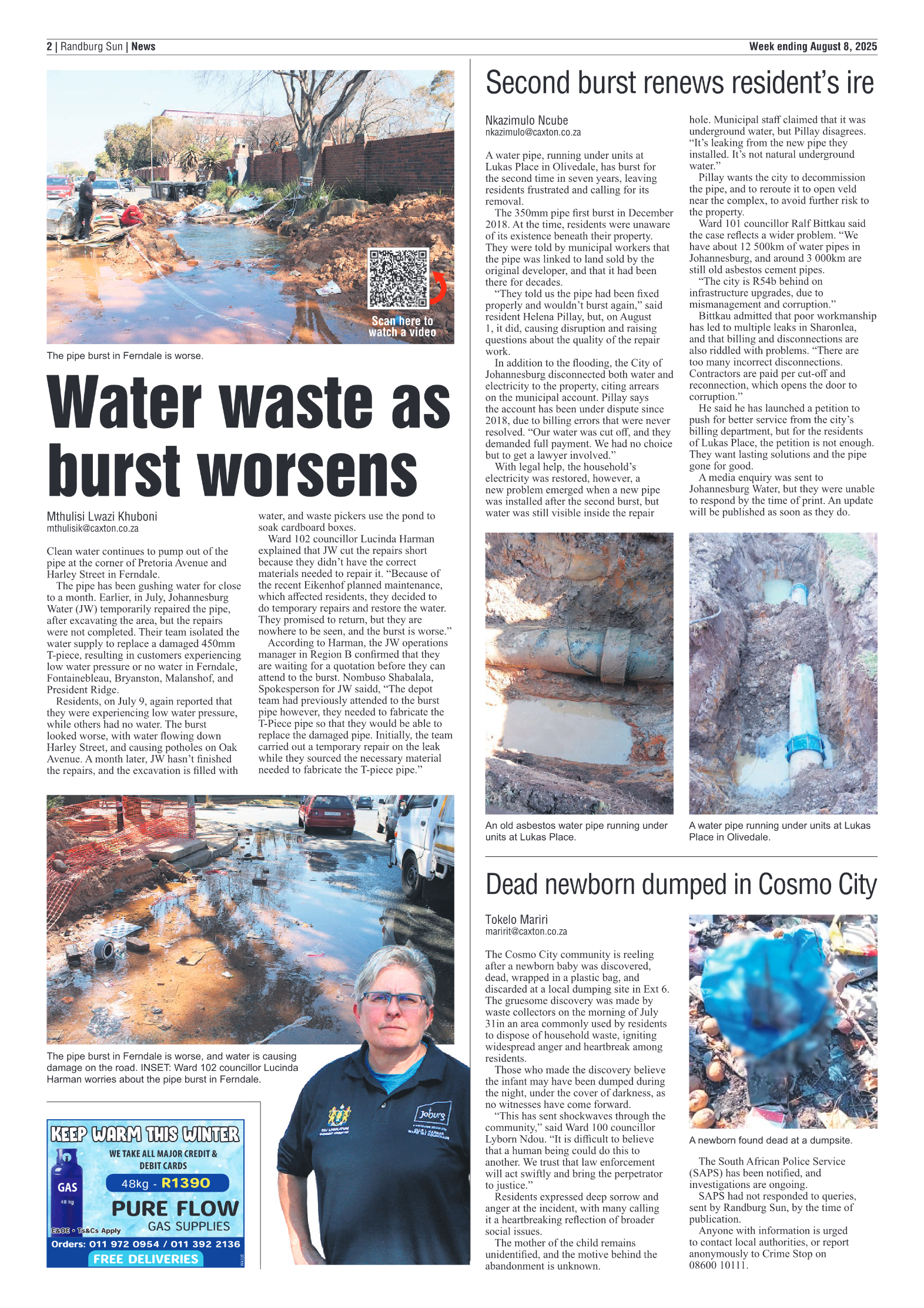Randburg Sun 8 August 2025 page 2