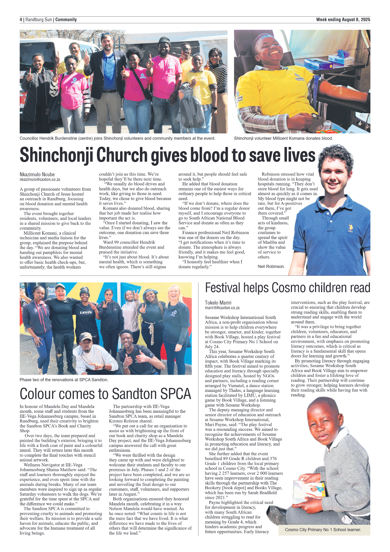 Randburg Sun 8 August 2025 page 4