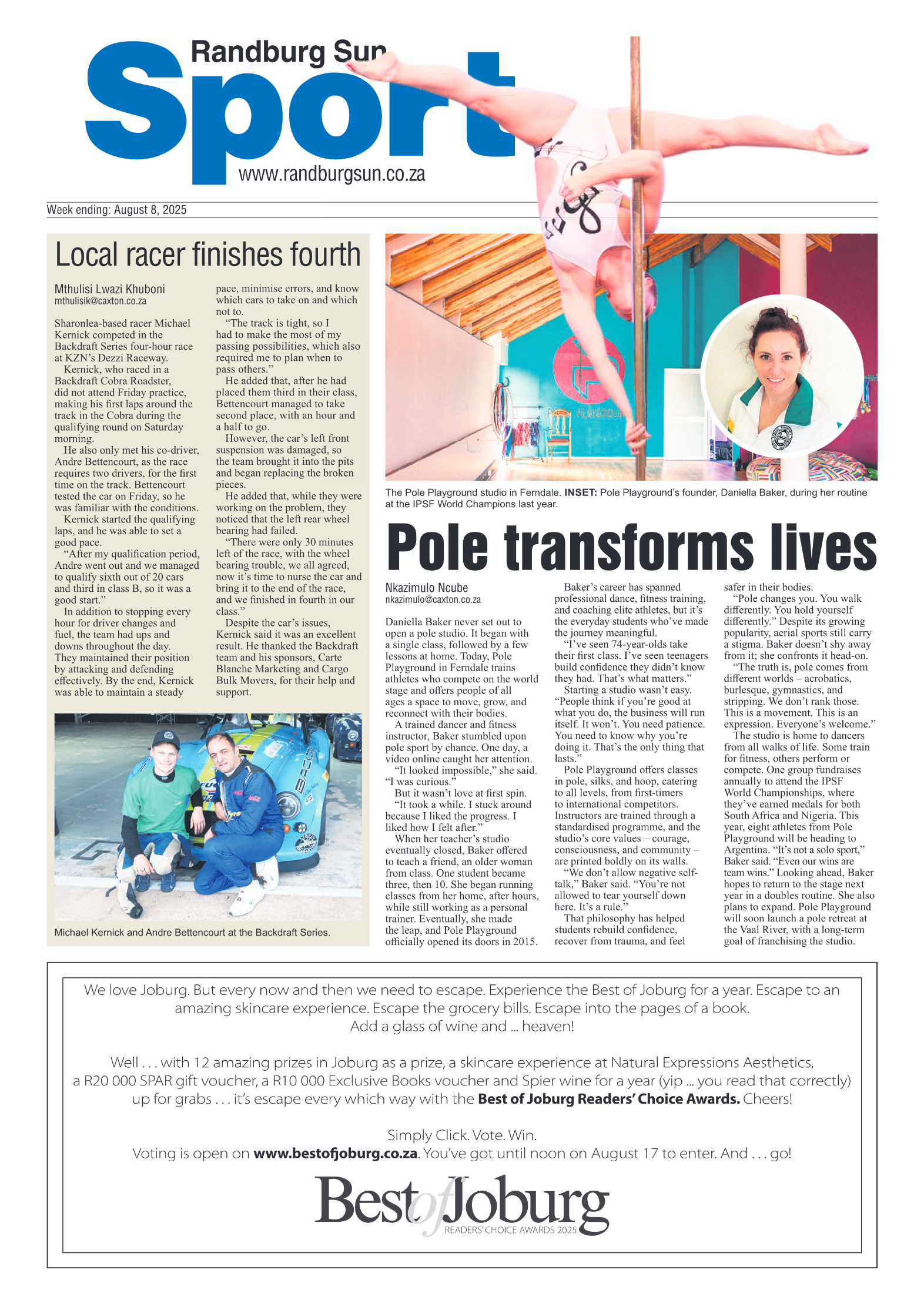 Randburg Sun 8 August 2025 page 8