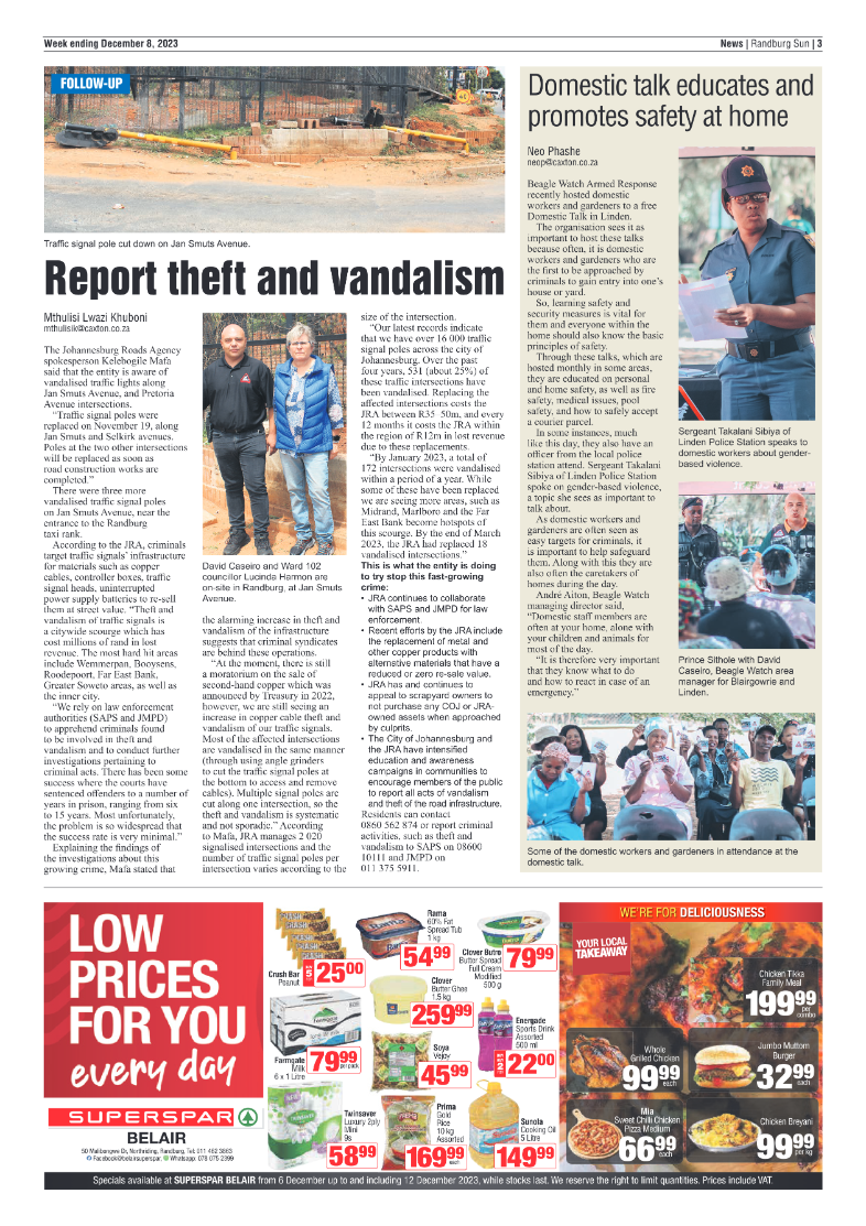 Randburg Sun 8 December 2023 page 3