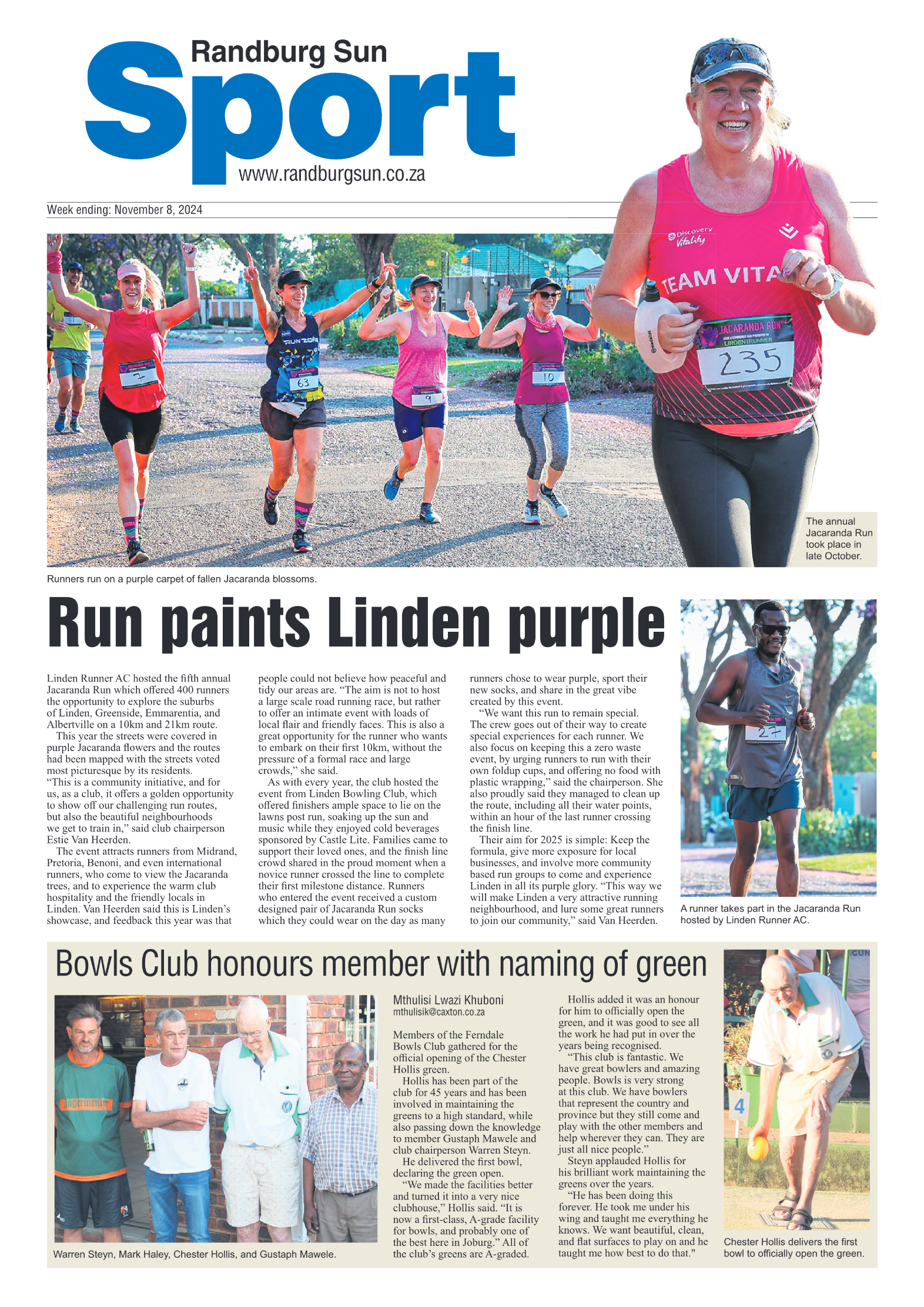 Randburg Sun 8 November 2024 page 12