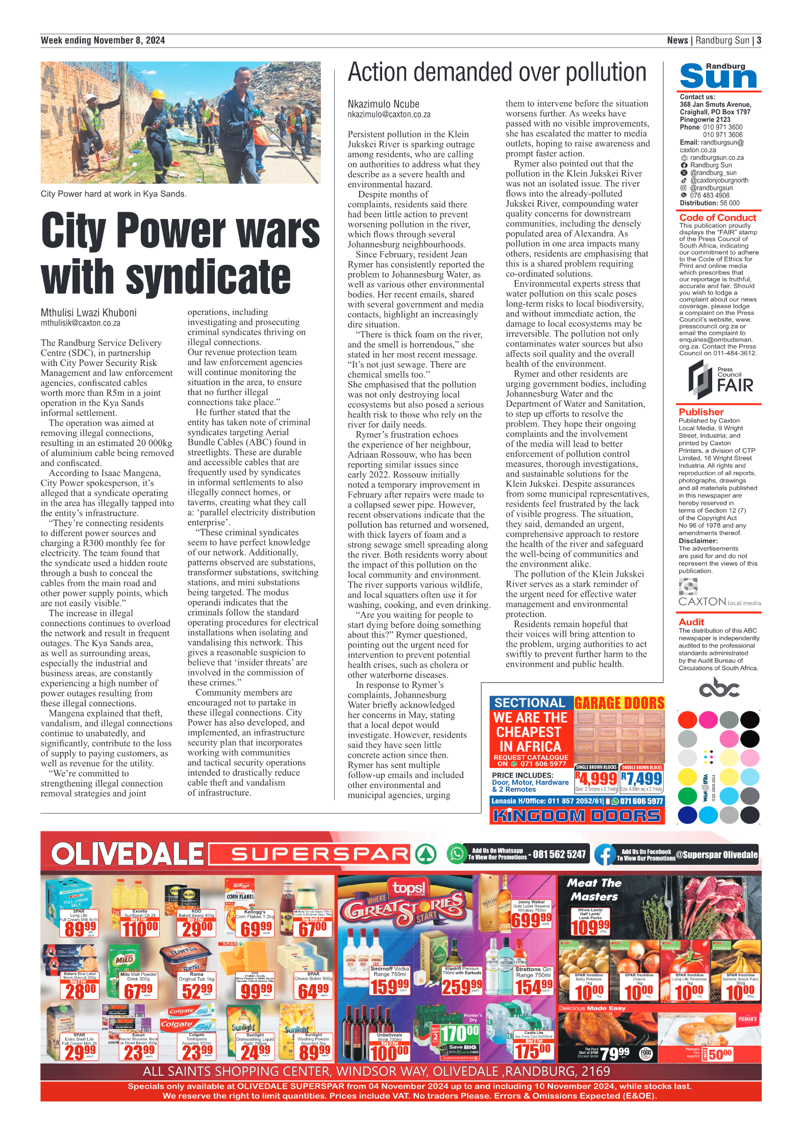 Randburg Sun 8 November 2024 page 3
