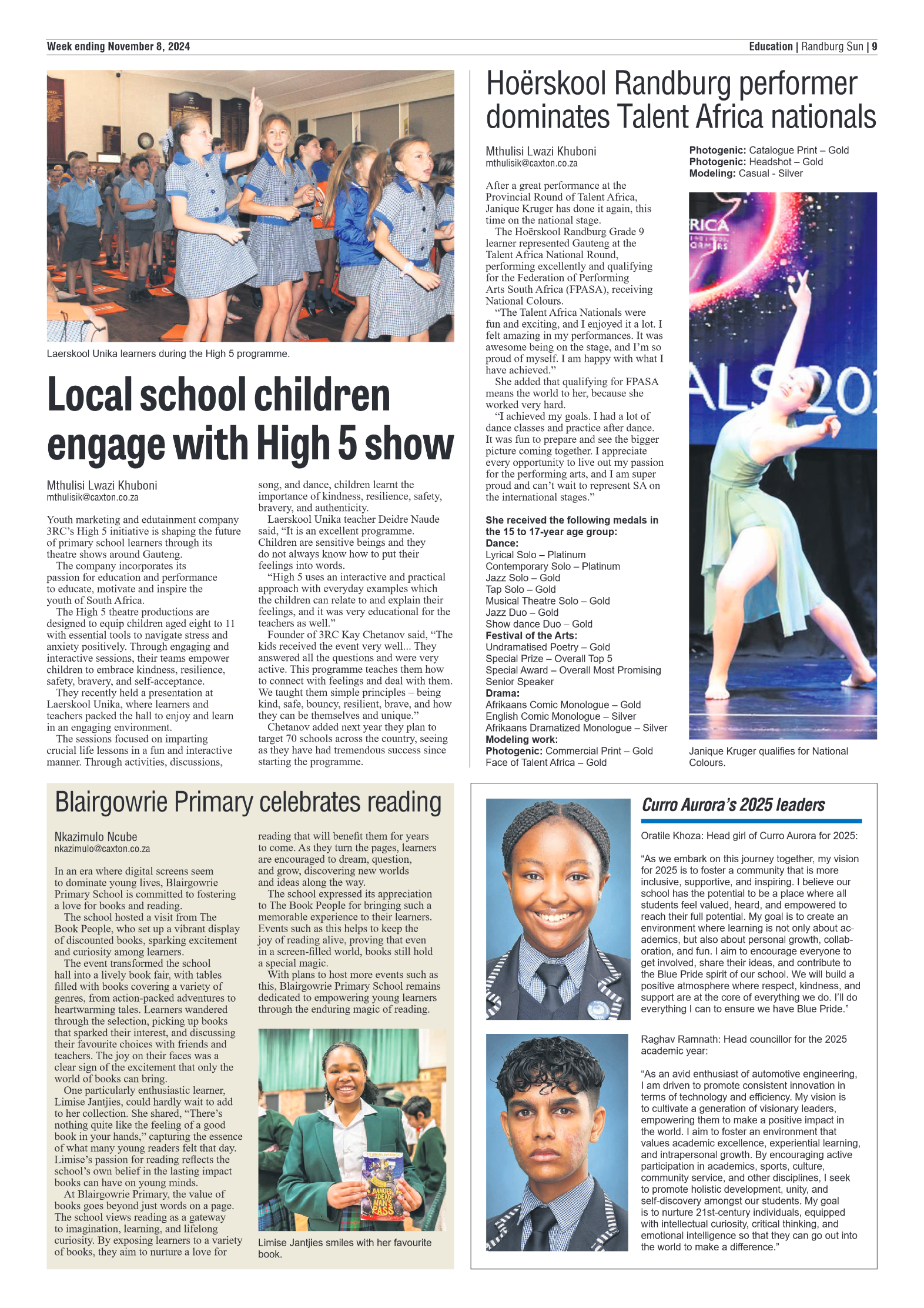 Randburg Sun 8 November 2024 page 9