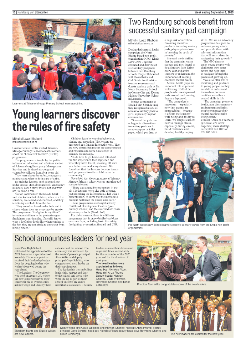 Randburg Sun 8 Sept 2023 page 9