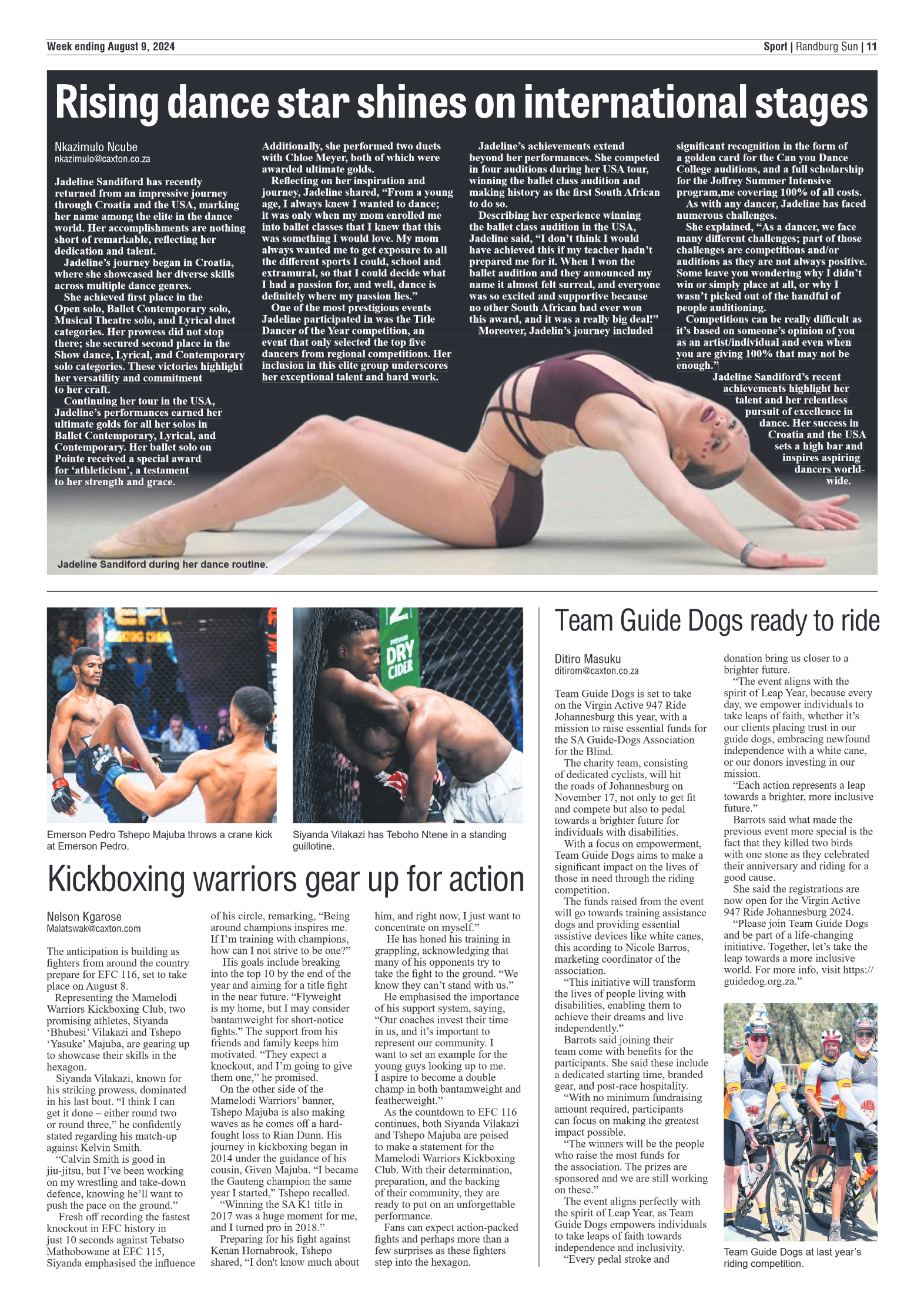 Randburg Sun 9 August 2024 page 11