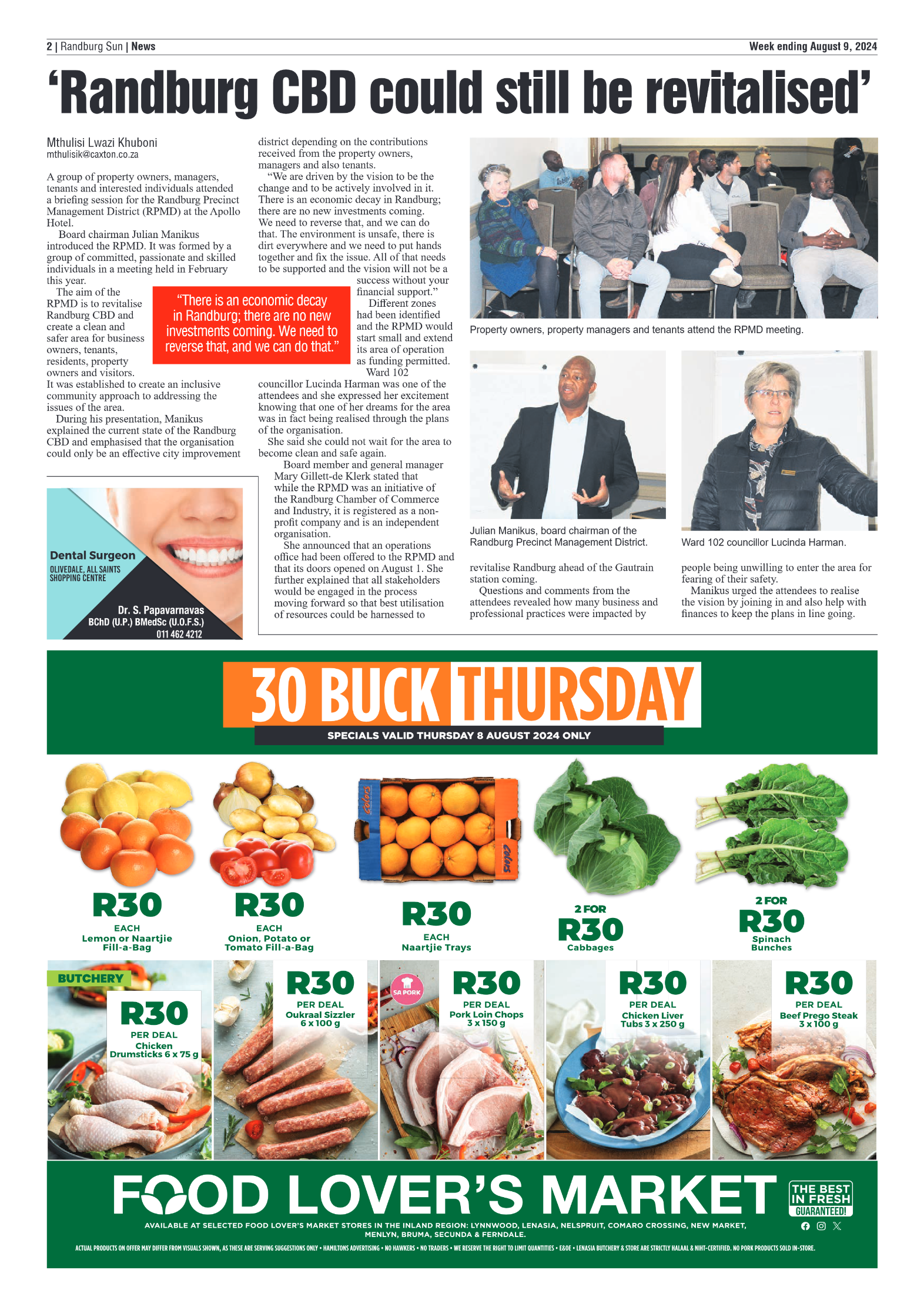 Randburg Sun 9 August 2024 page 2