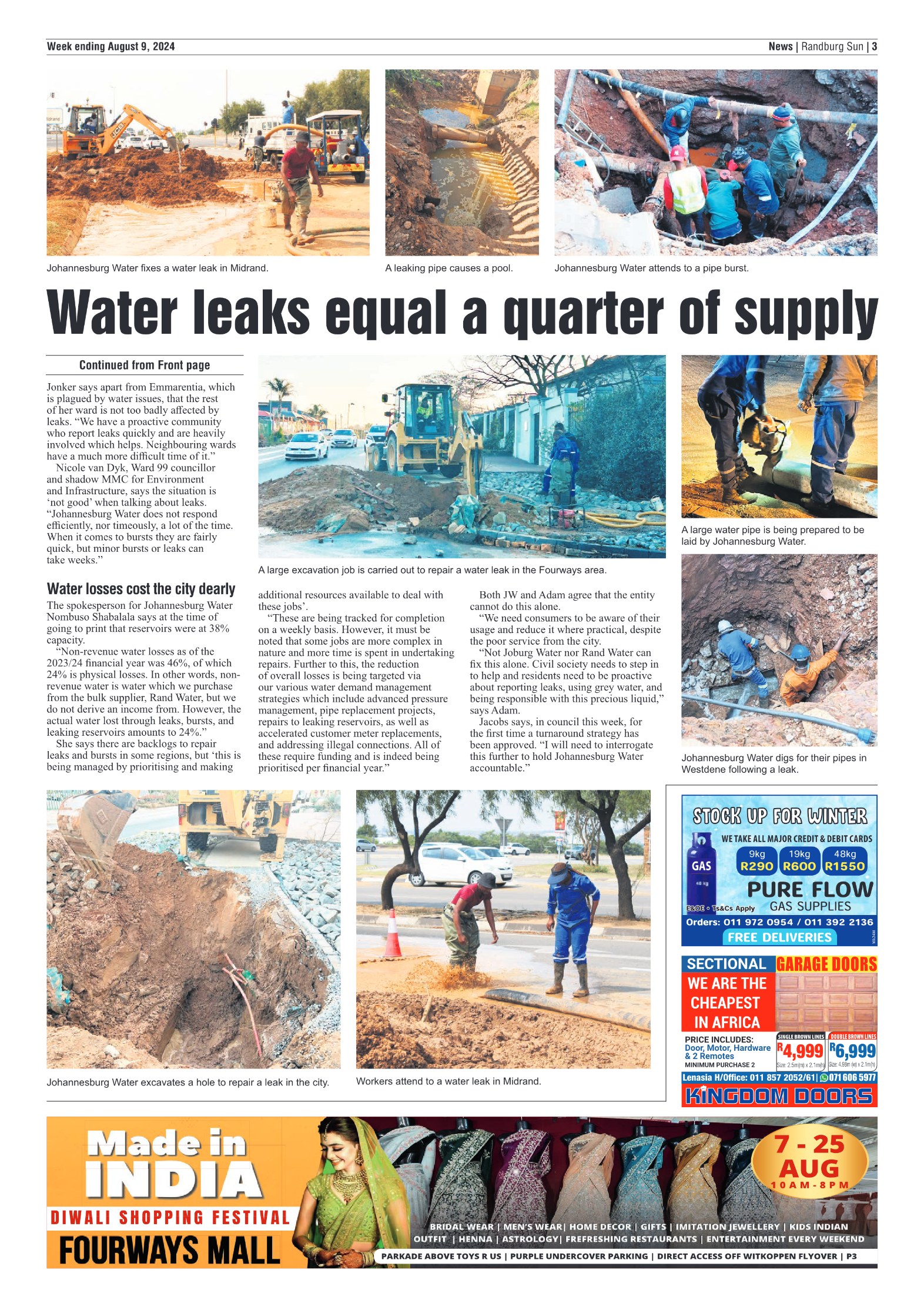 Randburg Sun 9 August 2024 page 3