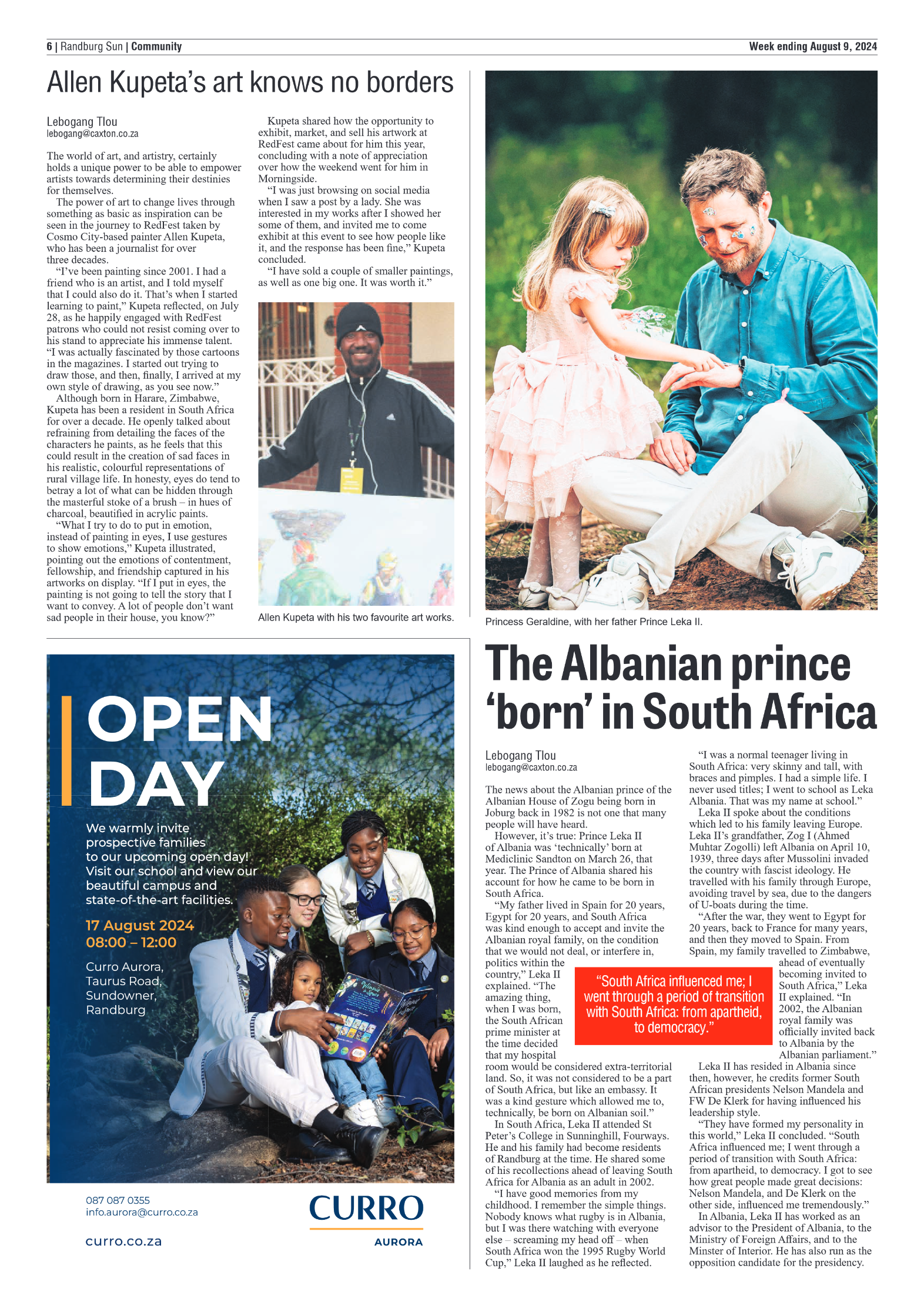 Randburg Sun 9 August 2024 page 6