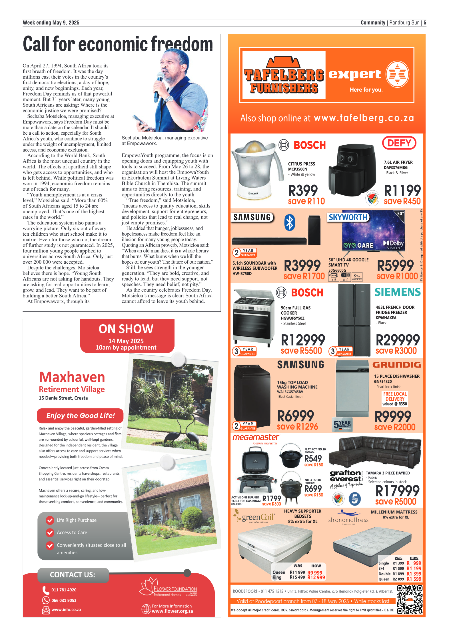 Randburg Sun 9 May 2025 page 5