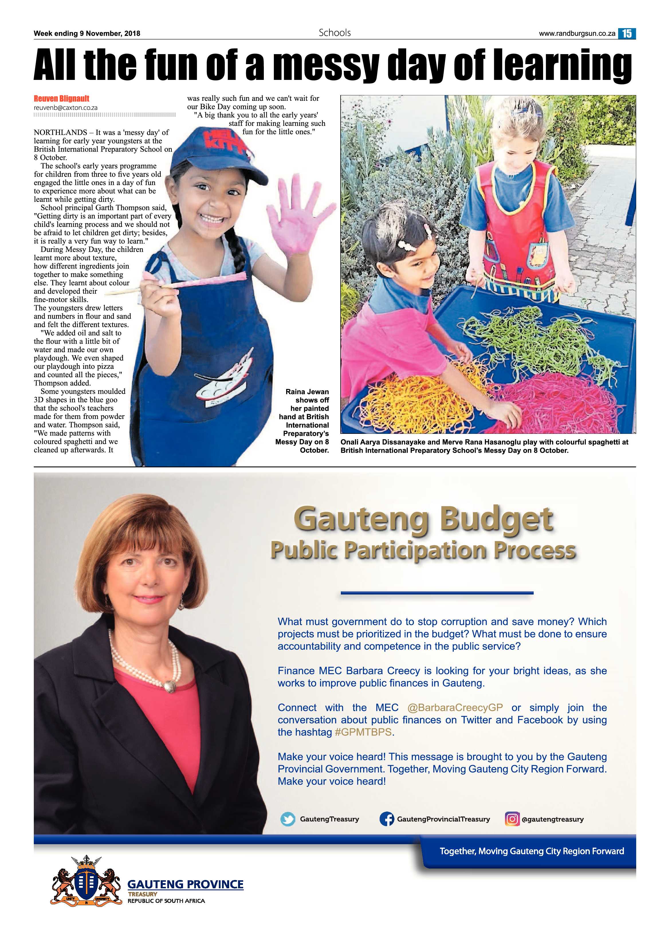 Randburg Sun 9 November 2018 page 15