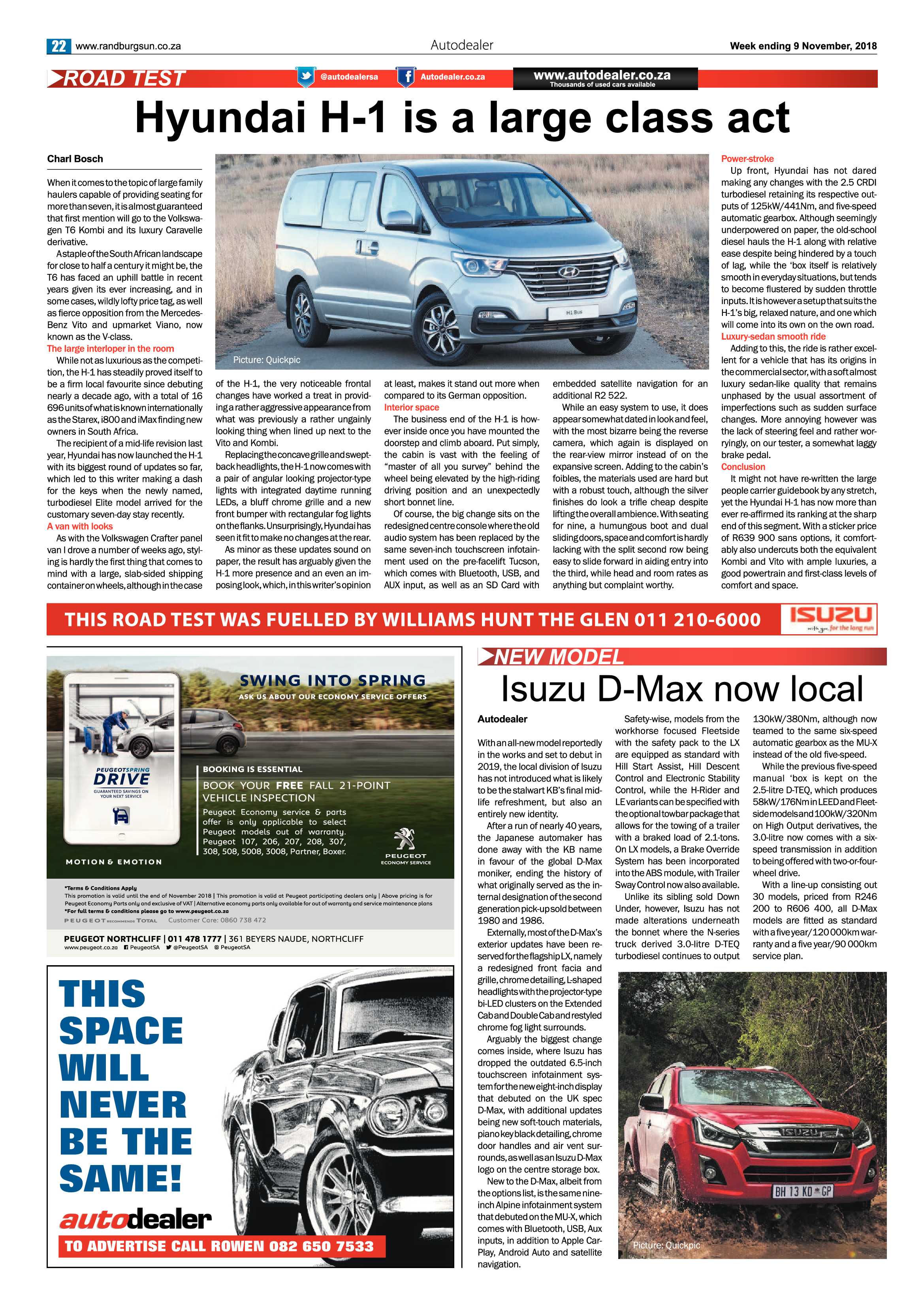 Randburg Sun 9 November 2018 page 22