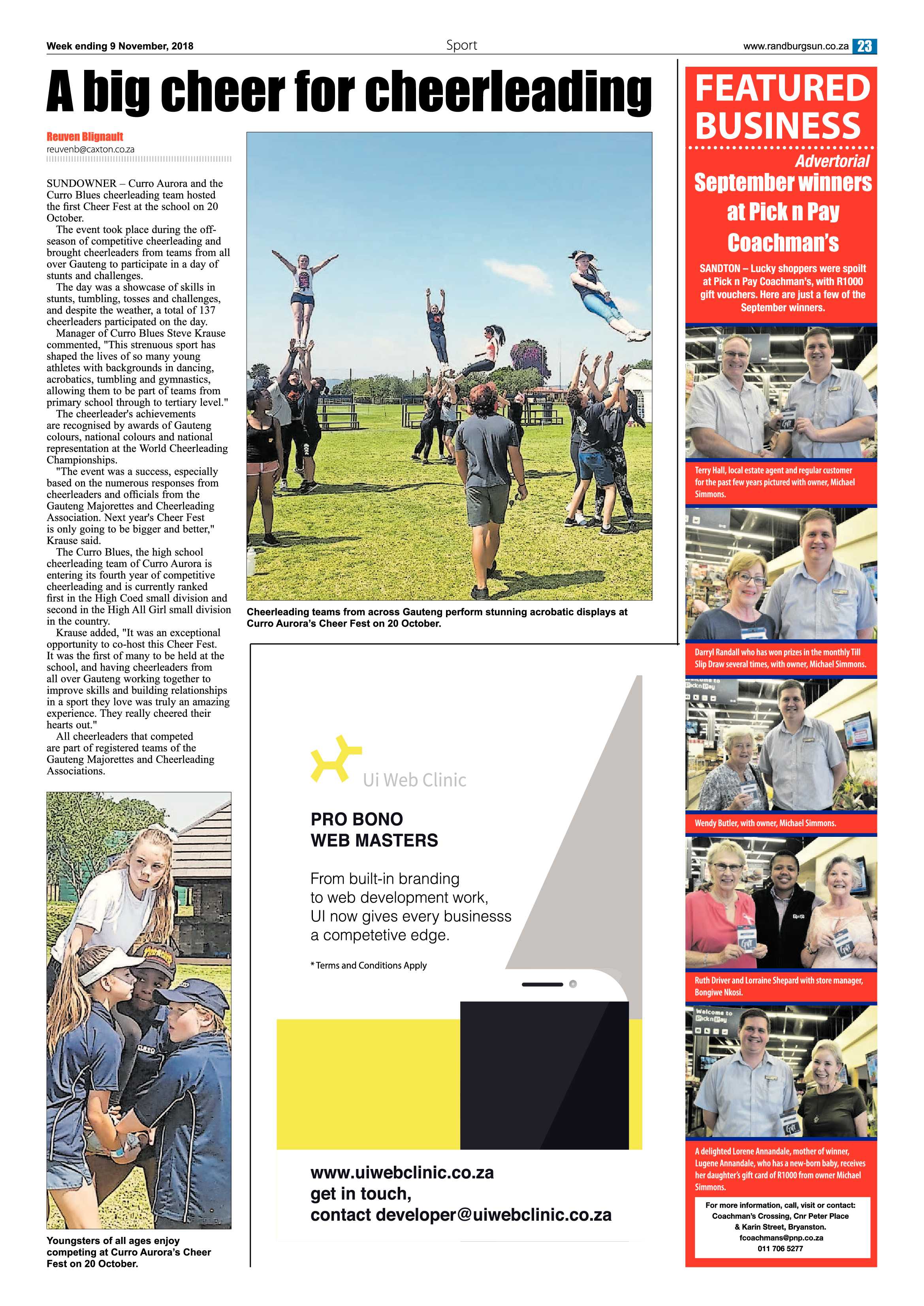 Randburg Sun 9 November 2018 page 23