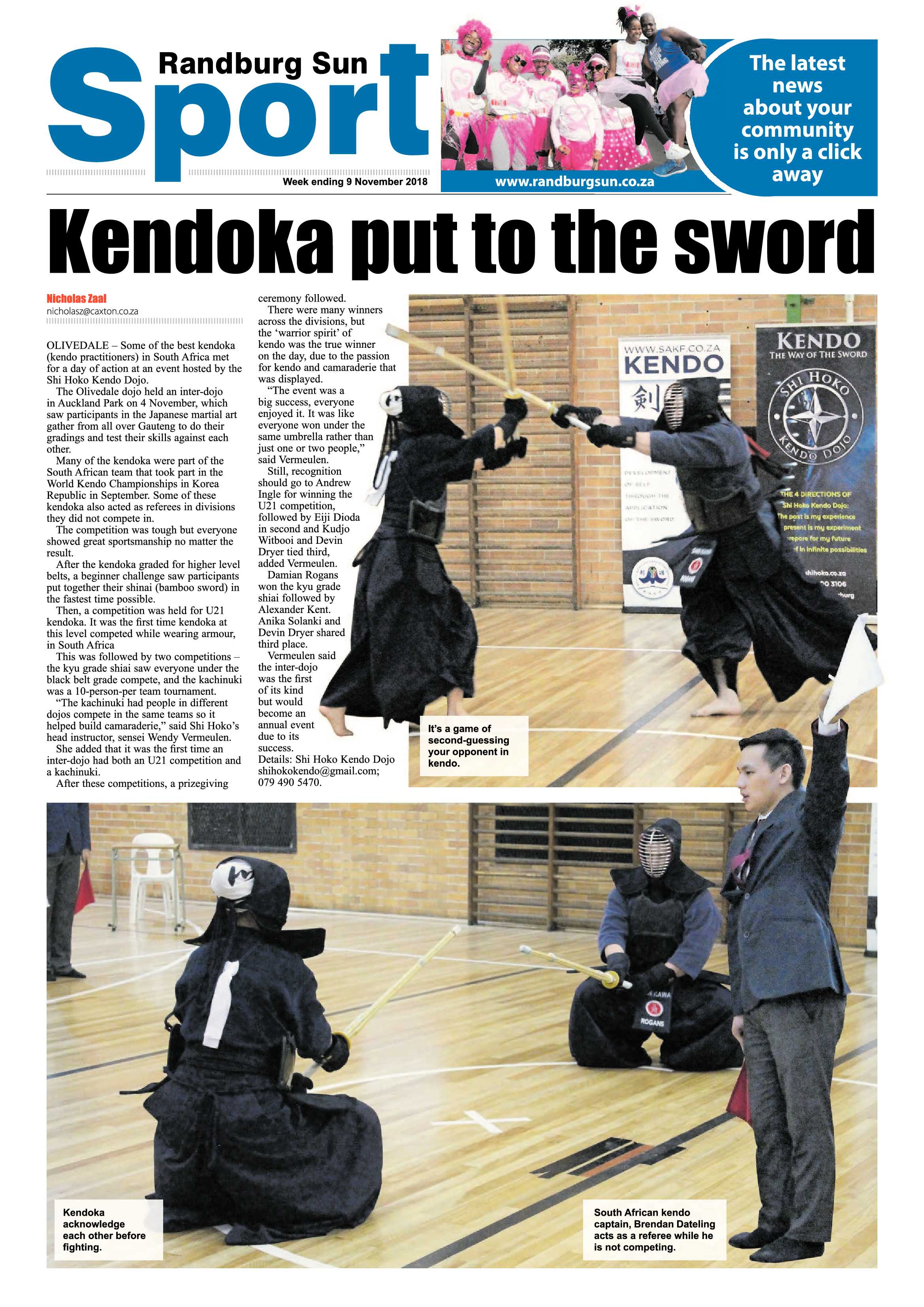Randburg Sun 9 November 2018 page 24