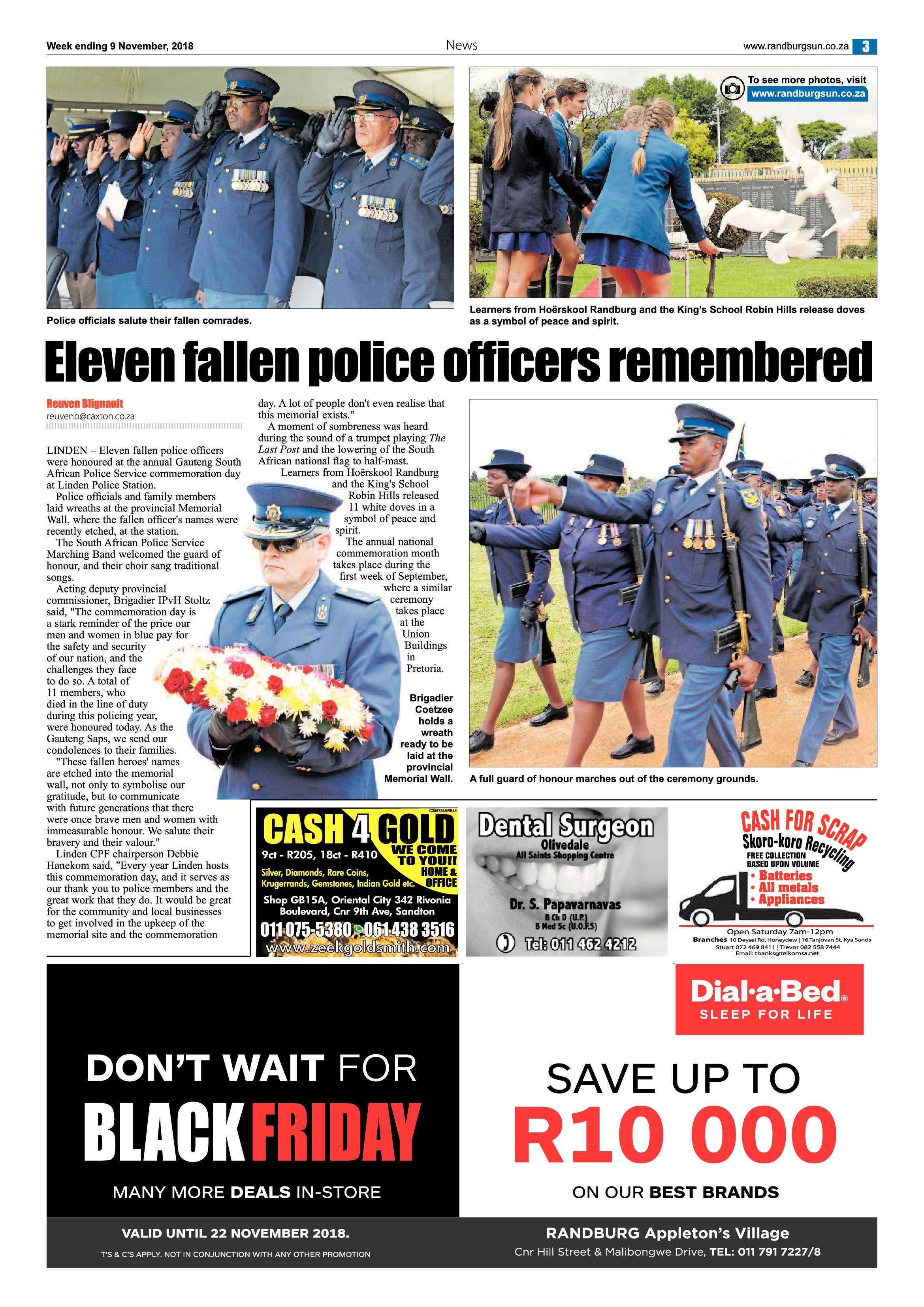 Randburg Sun 9 November 2018 page 3
