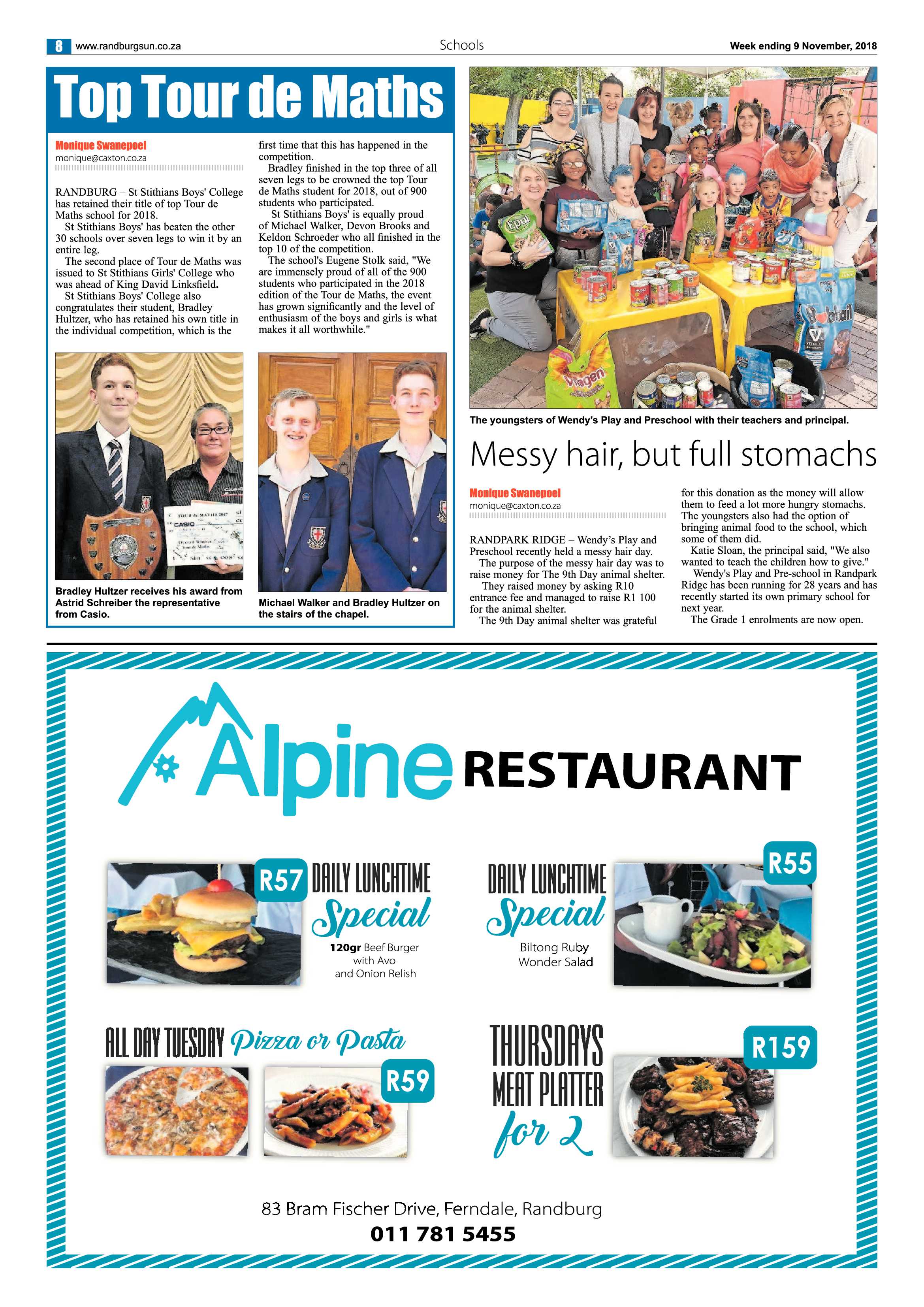 Randburg Sun 9 November 2018 page 8