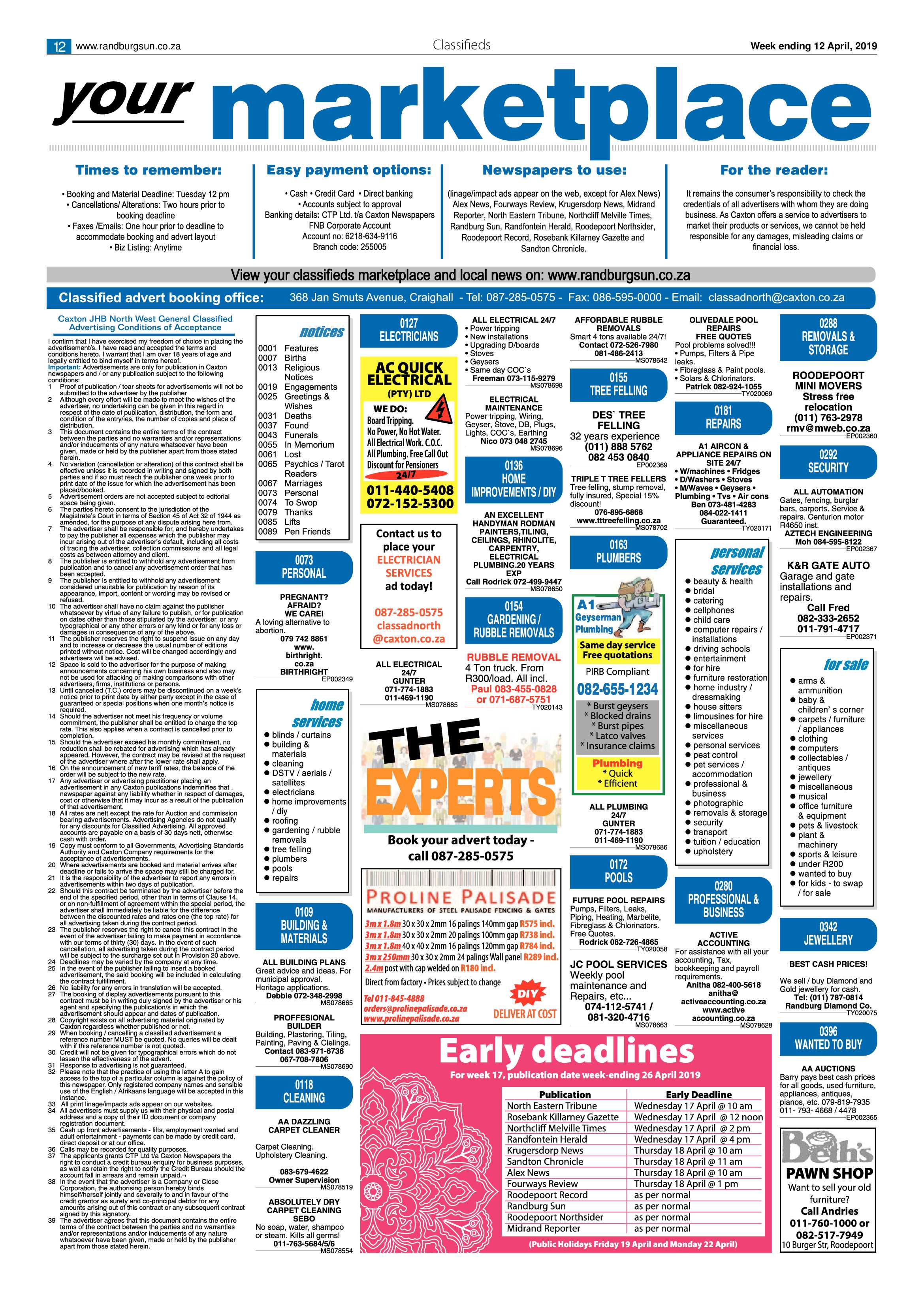 Randburg Sun April 12, 2019 page 11