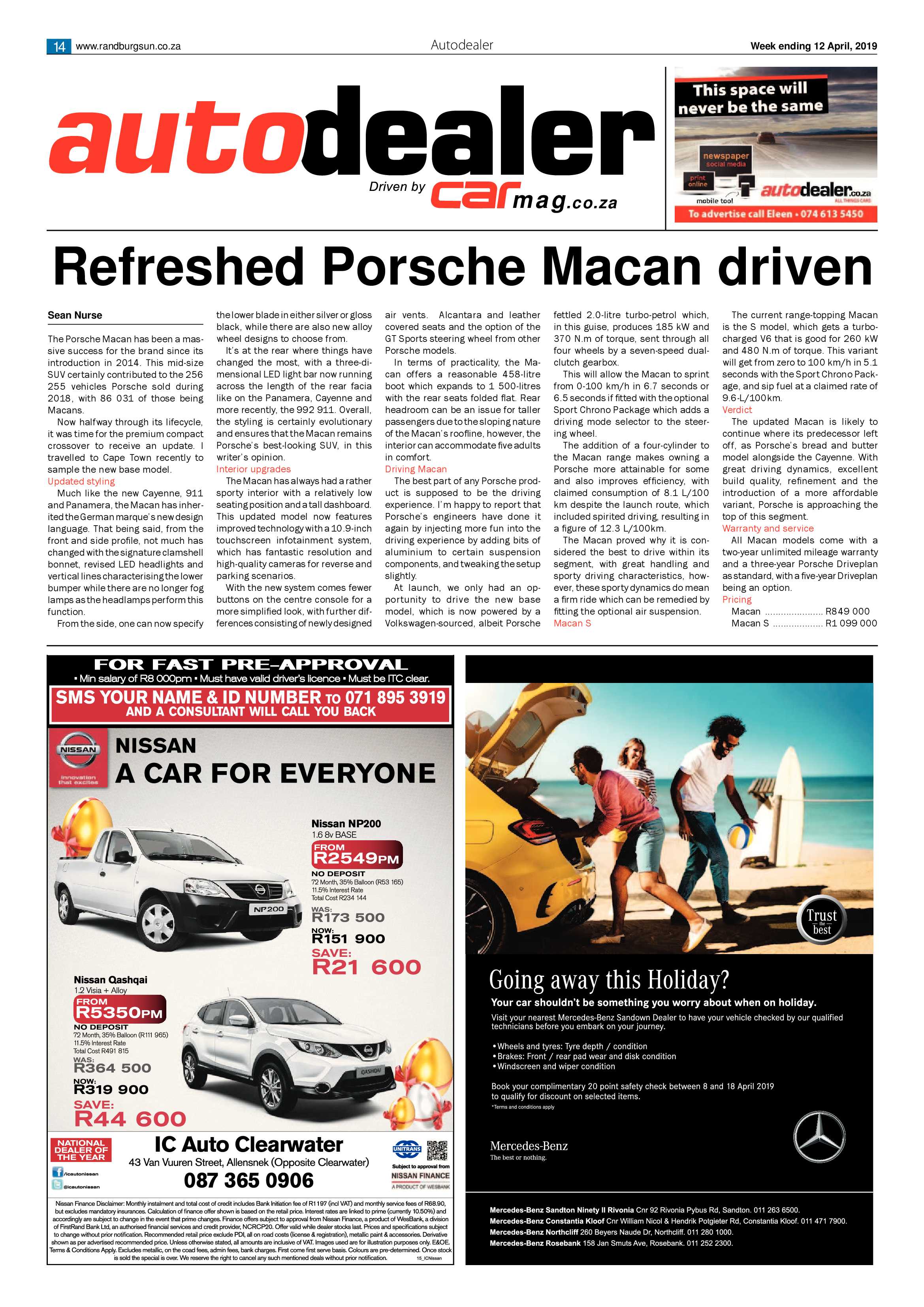 Randburg Sun April 12, 2019 page 13
