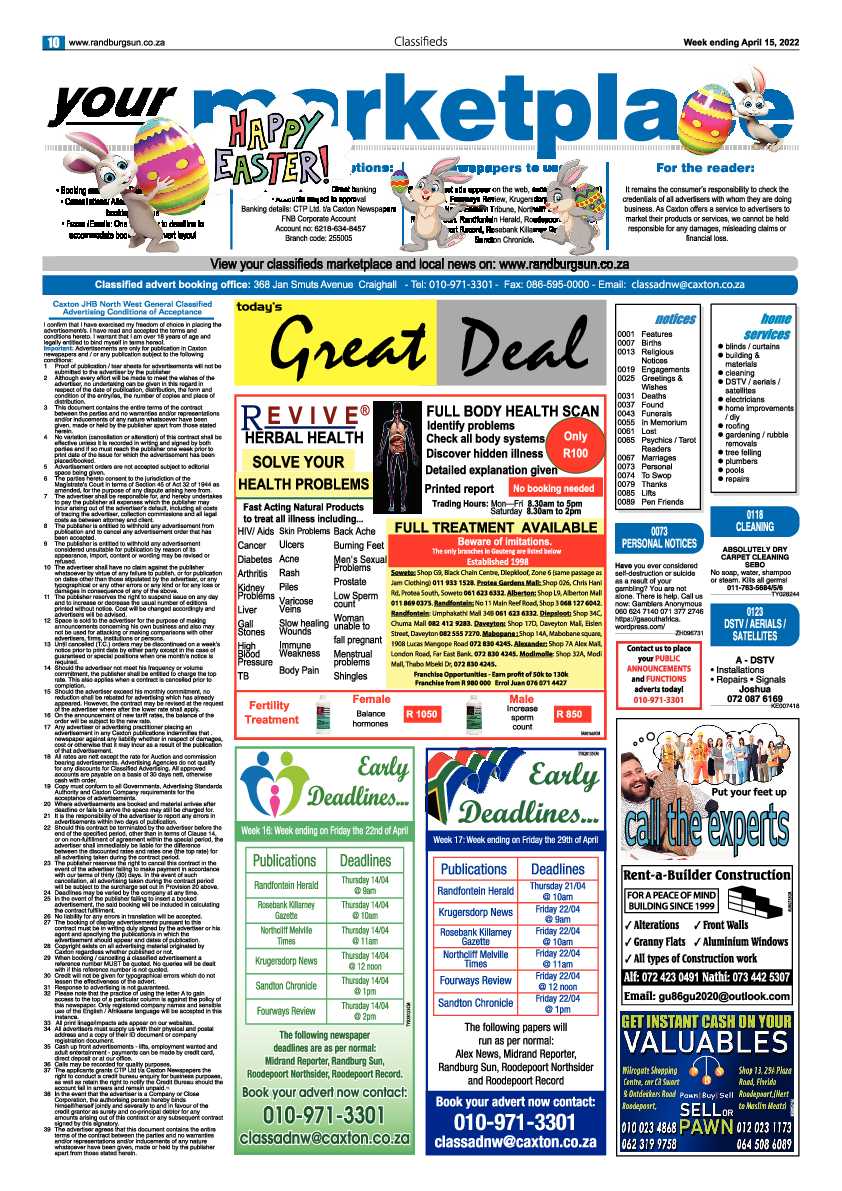 Randburg Sun April 15, 2022 page 10