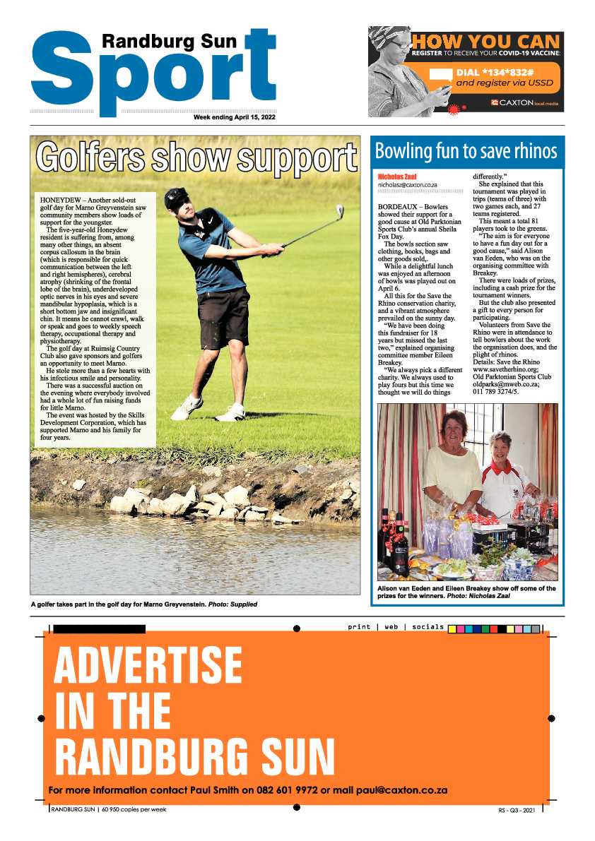 Randburg Sun April 15, 2022 page 12