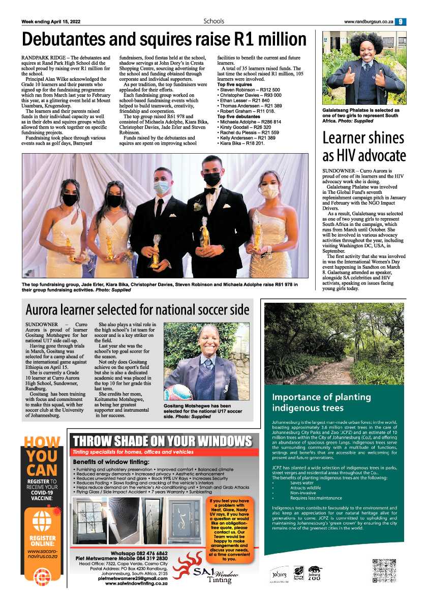 Randburg Sun April 15, 2022 page 9