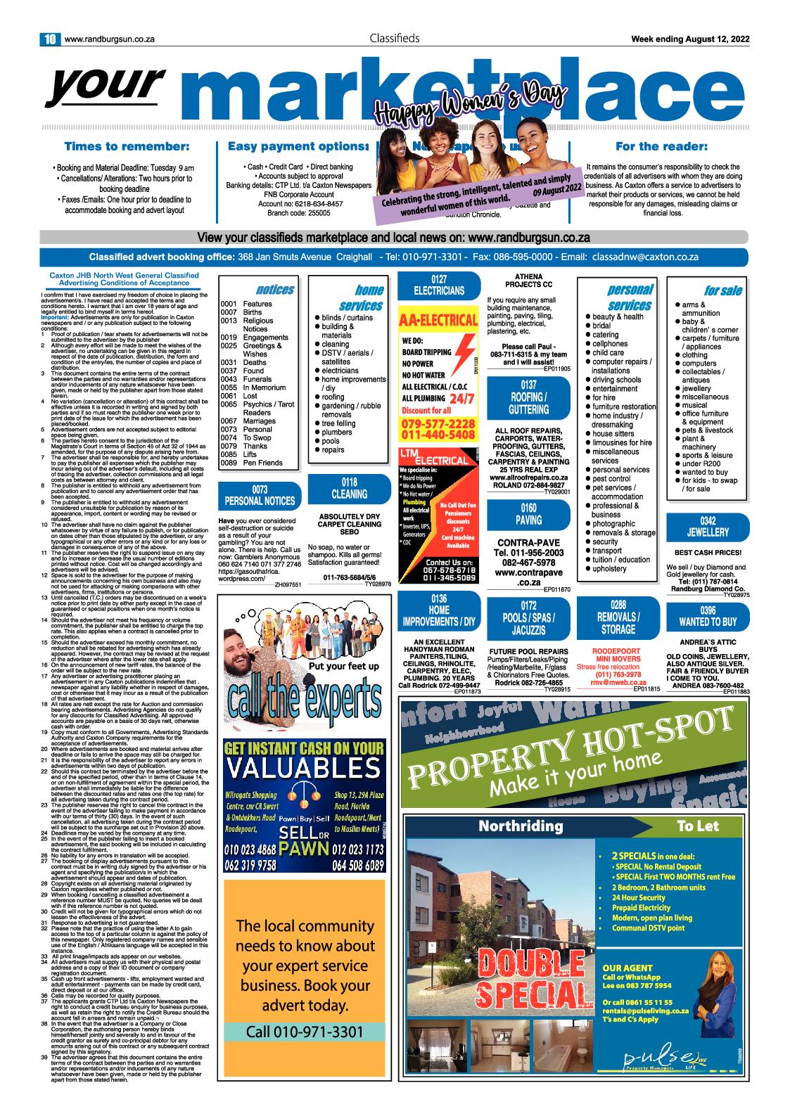 Randburg Sun August 12 2022 page 10