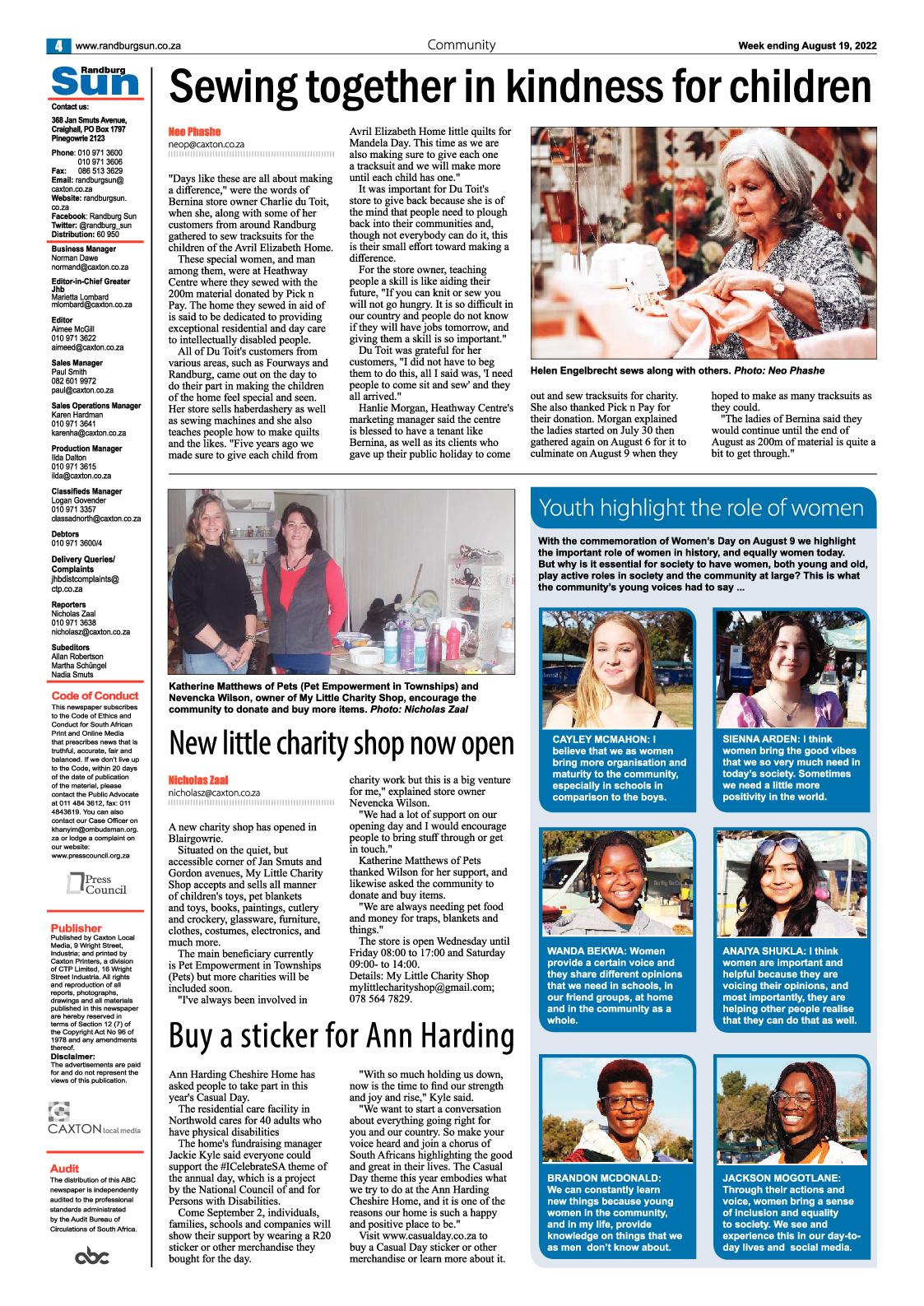 Randburg Sun August 19 2022 page 4
