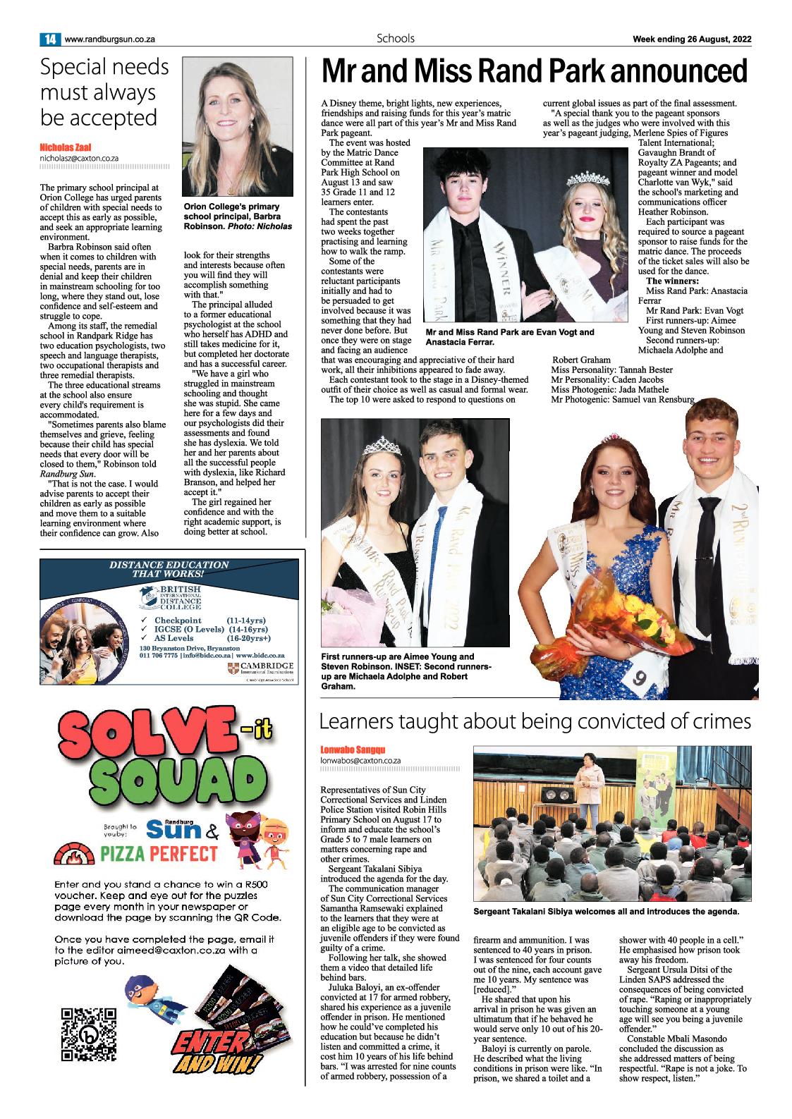 Randburg Sun August 26 2022 page 14