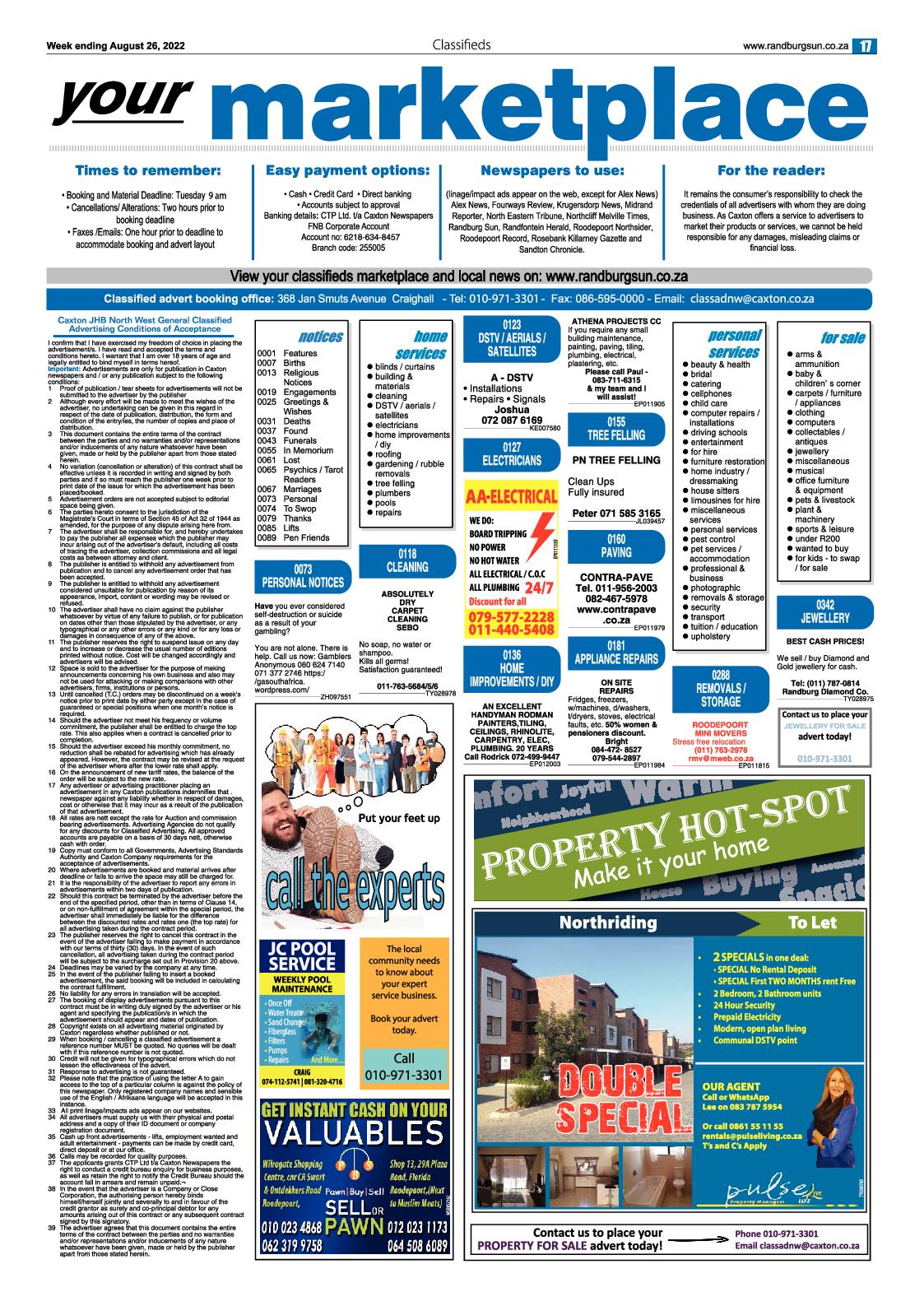 Randburg Sun August 26 2022 page 17