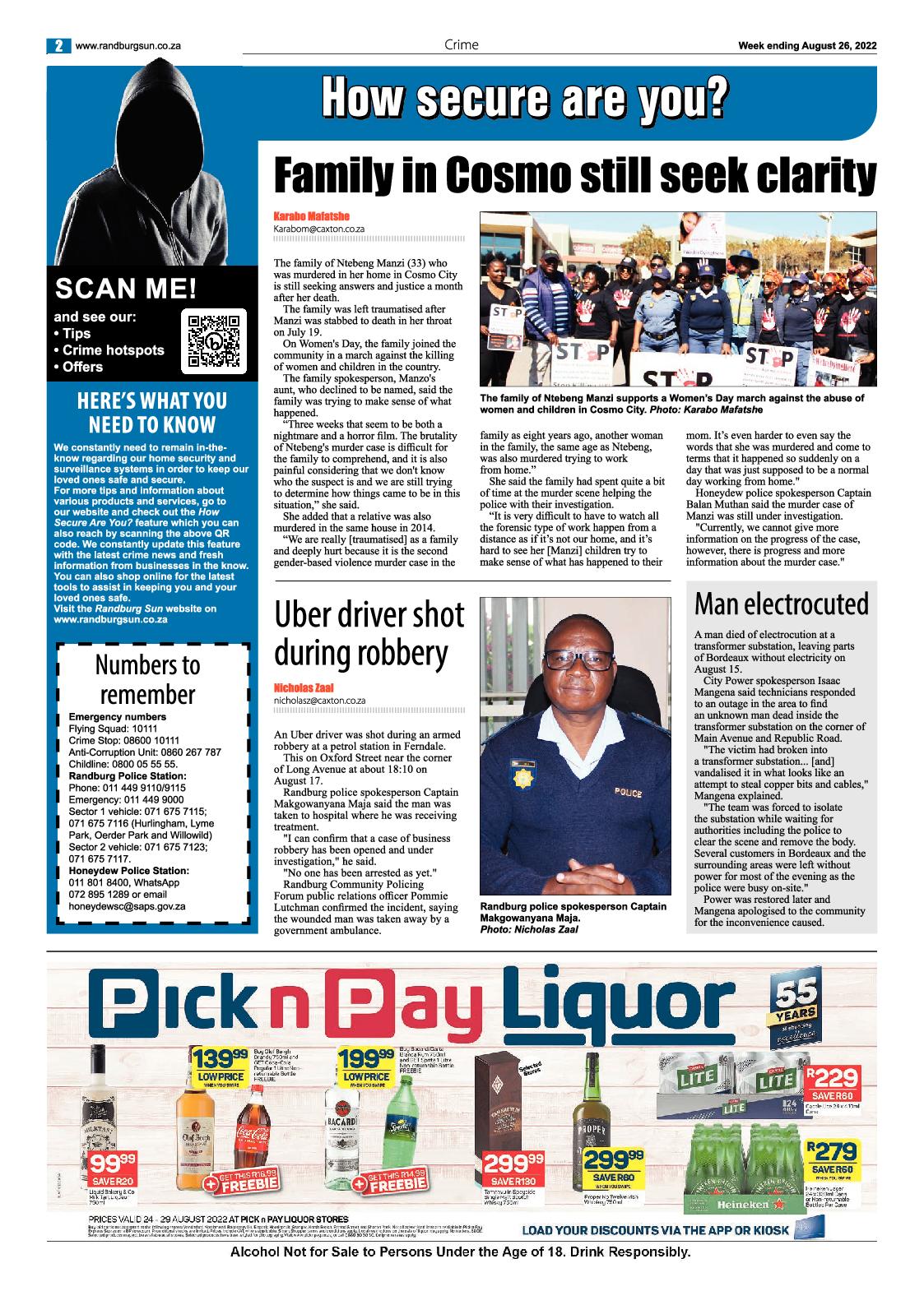 Randburg Sun August 26 2022 page 2