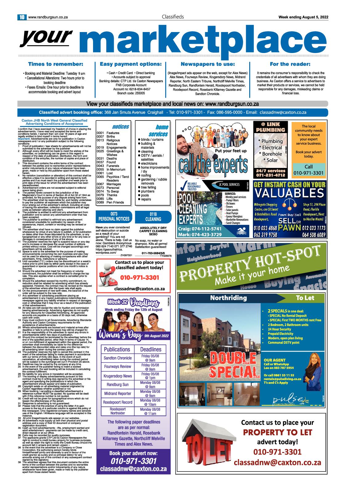 Randburg Sun August 5 2022 page 18