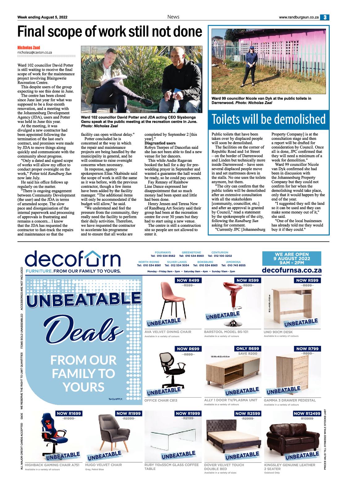Randburg Sun August 5 2022 page 3