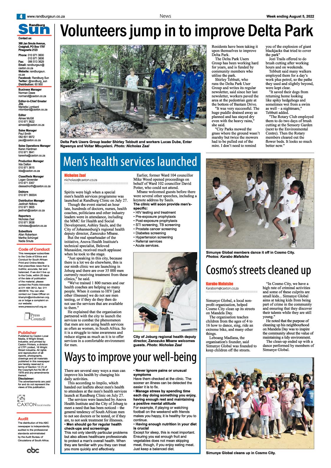 Randburg Sun August 5 2022 page 4