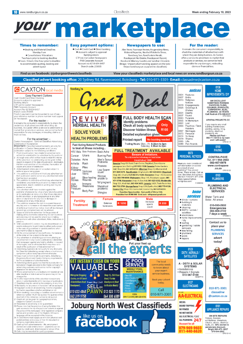 Randburg Sun 10 Feb 2023 page 10
