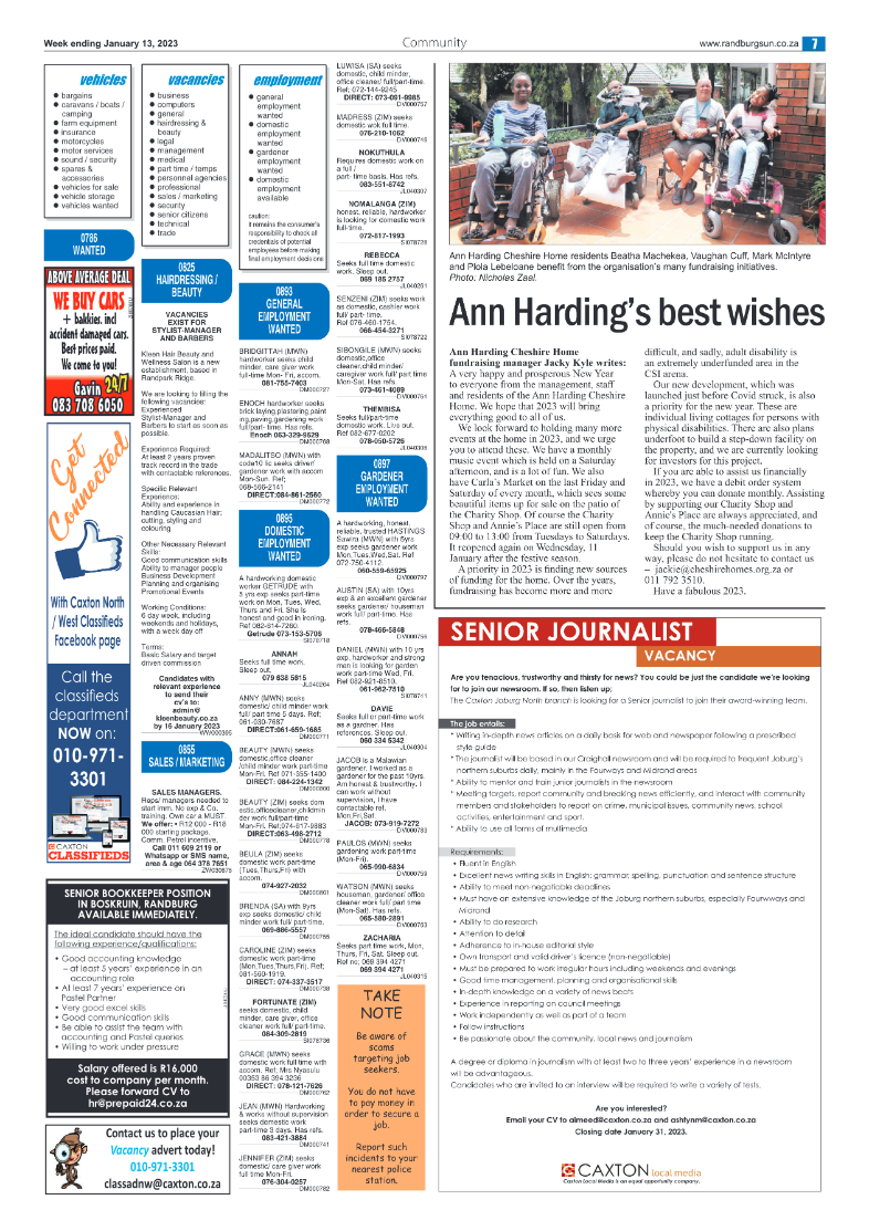 Randburg Sun Jan 13, 2023 page 7