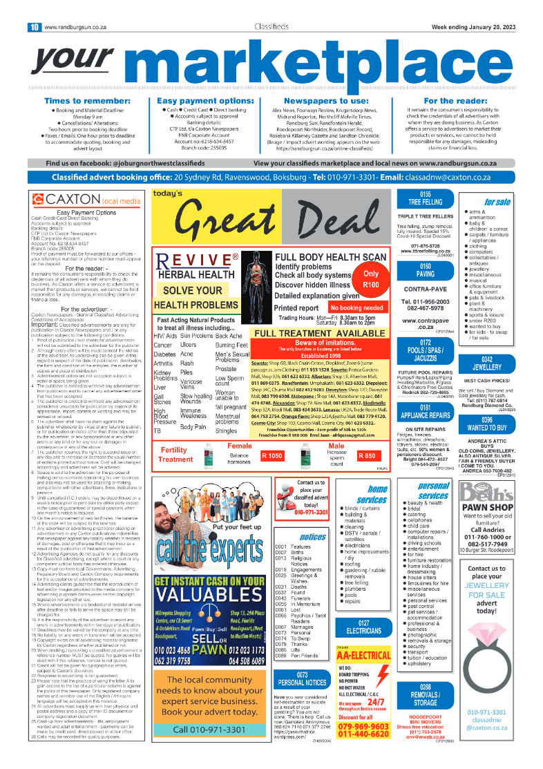 Randburg Sun Jan 20 2023 page 10