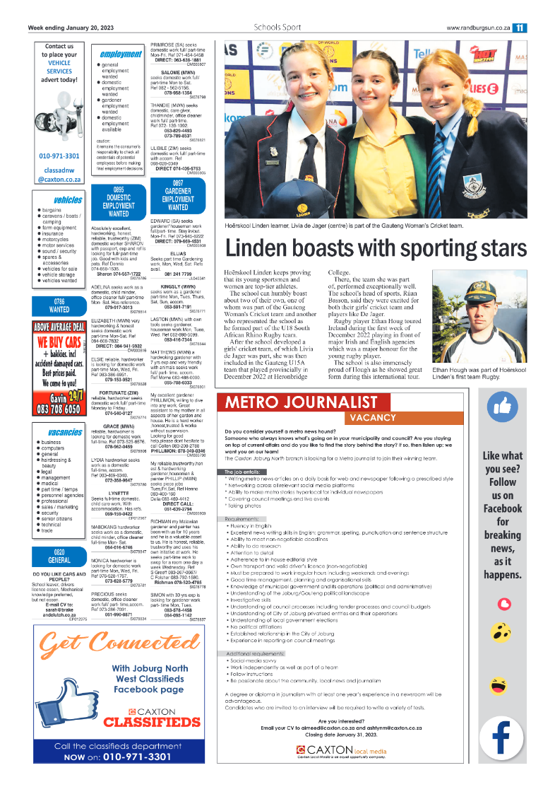 Randburg Sun Jan 20 2023 page 11