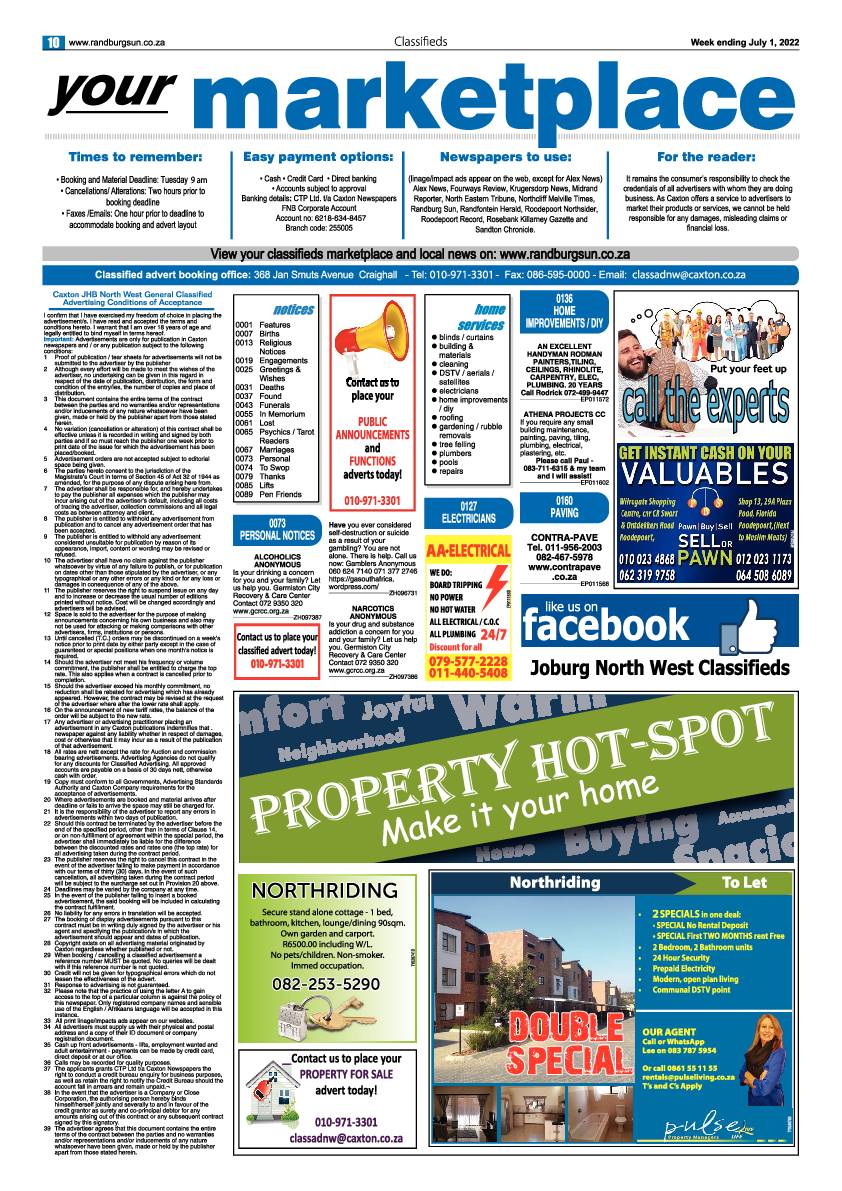 Randburg Sun July 1 2022 page 10