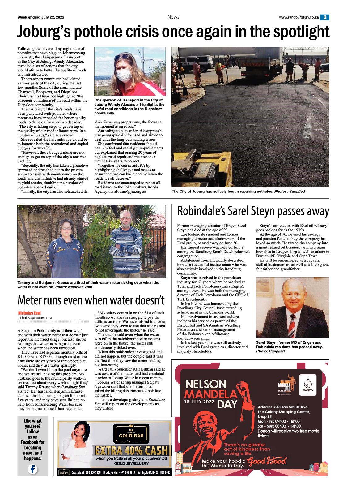 Randburg Sun July 22 2022 page 3