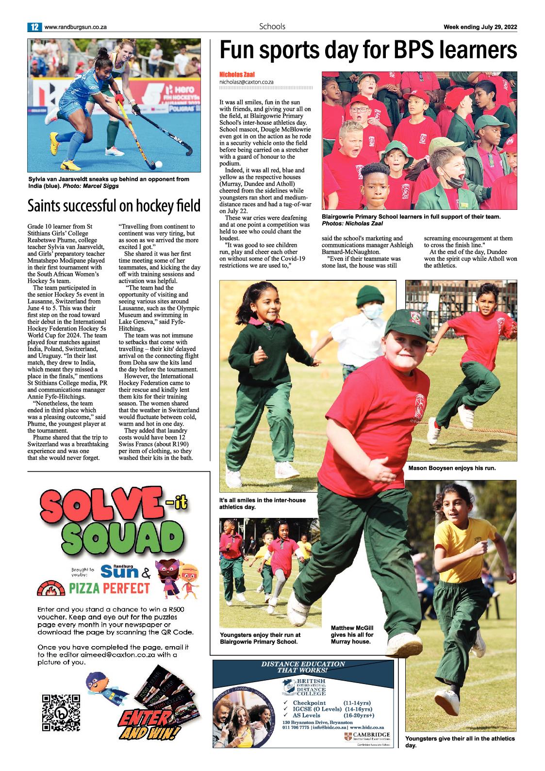 Randburg Sun July 29 2022 page 12