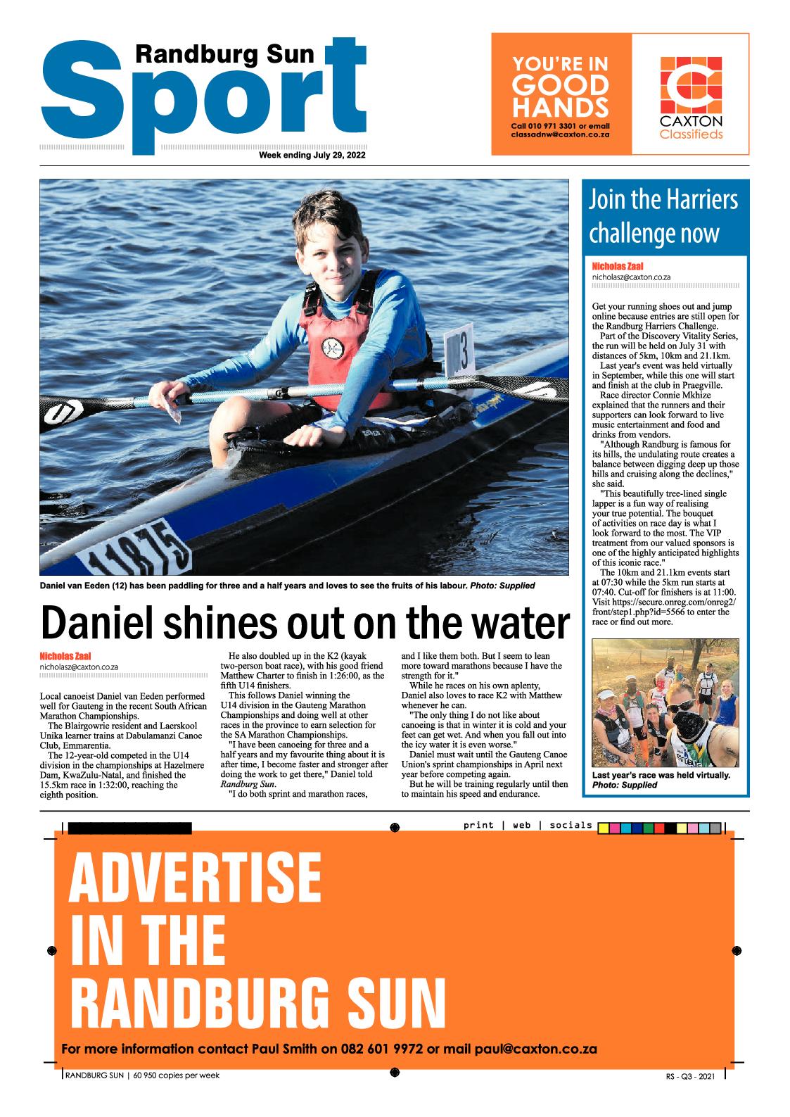 Randburg Sun July 29 2022 page 16